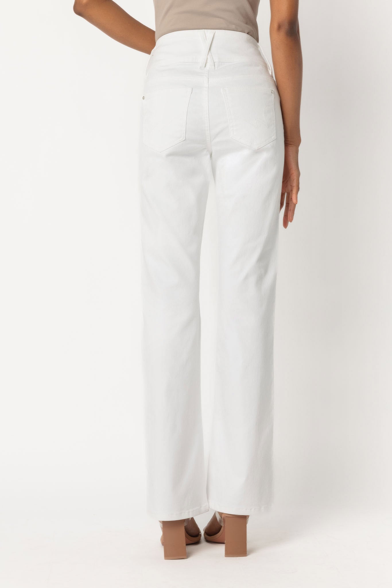 Wallflower White Insta-Soft Sassy High Rise Bootcut Jean