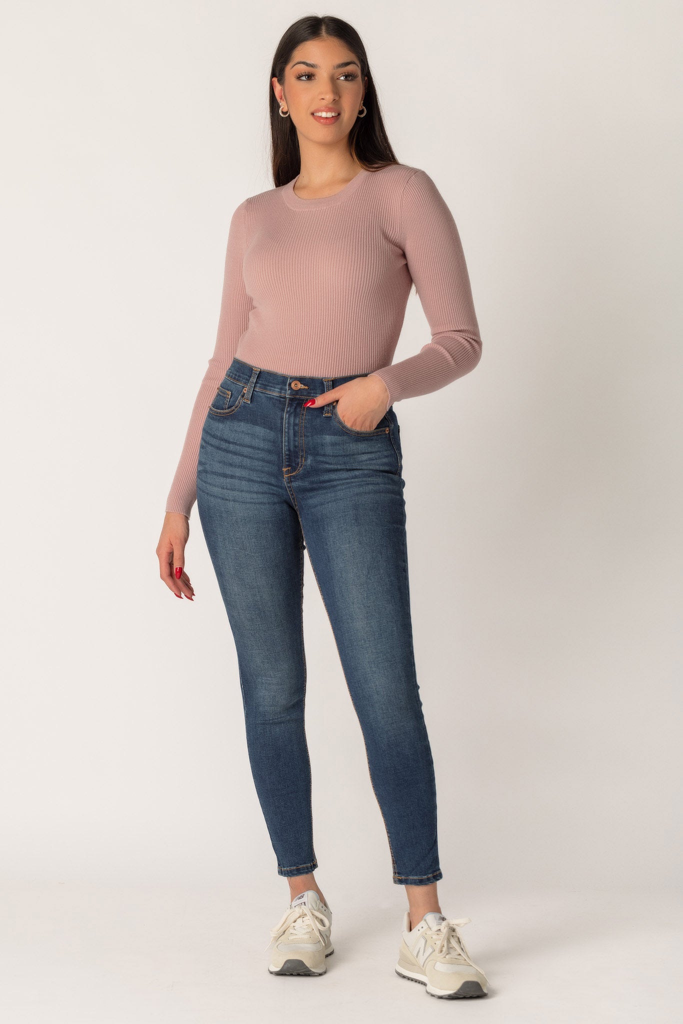 Celebrity Pink Deadline Wash High-Rise Skinny Jean