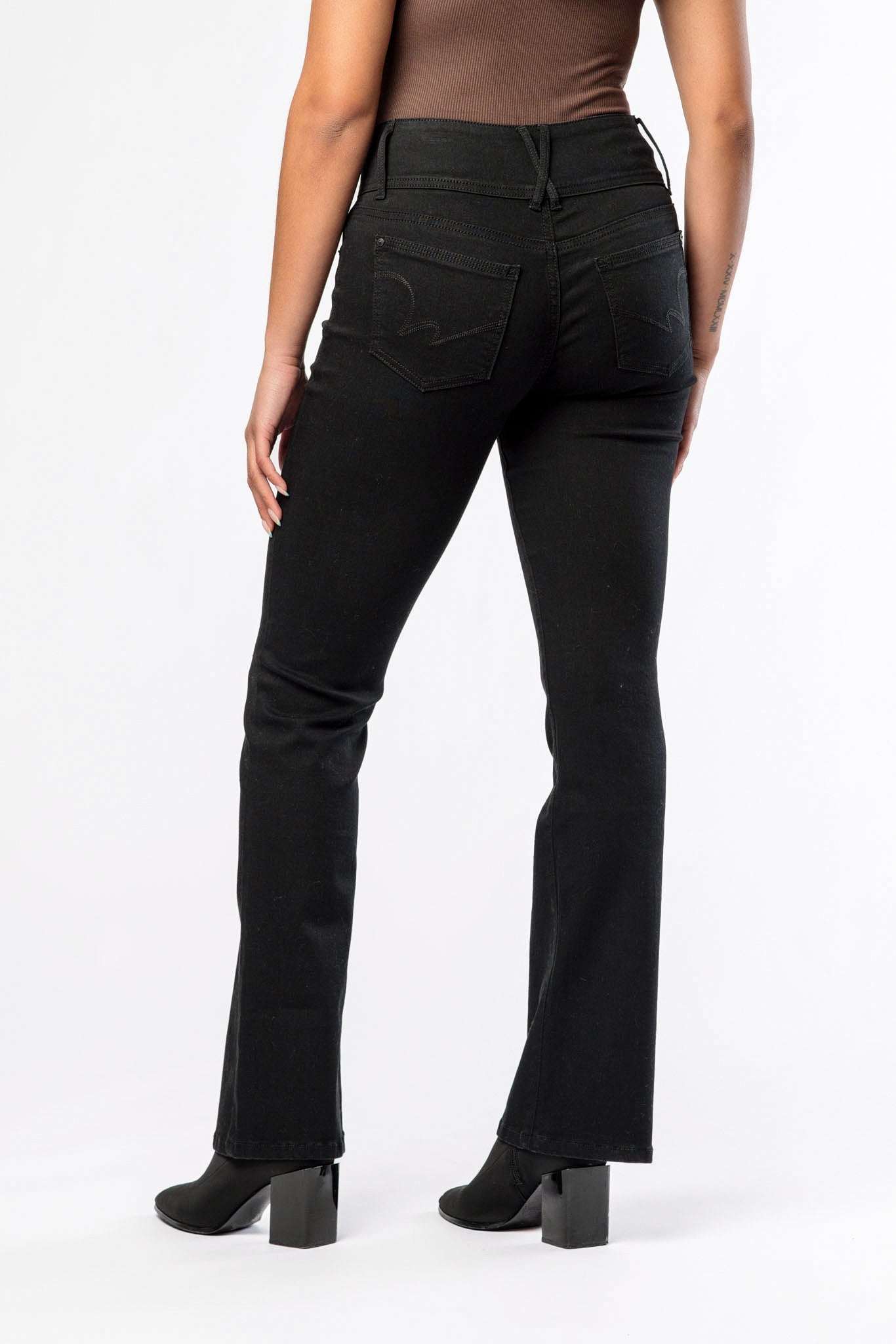 WallFlower Insta-Soft Noir Sassy High-Rise Bootcut Jean