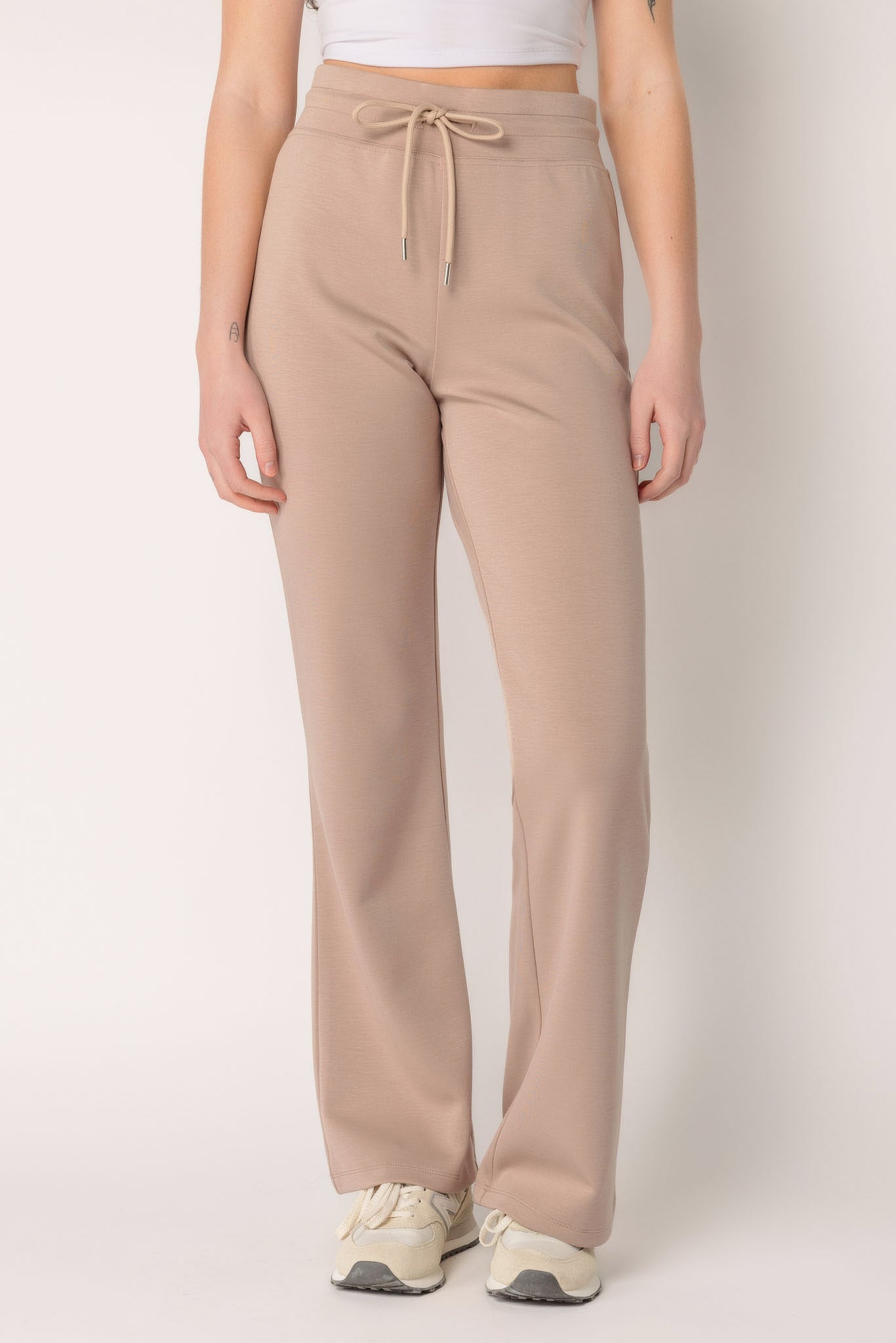 Scuba Knit Flare Leg Pant