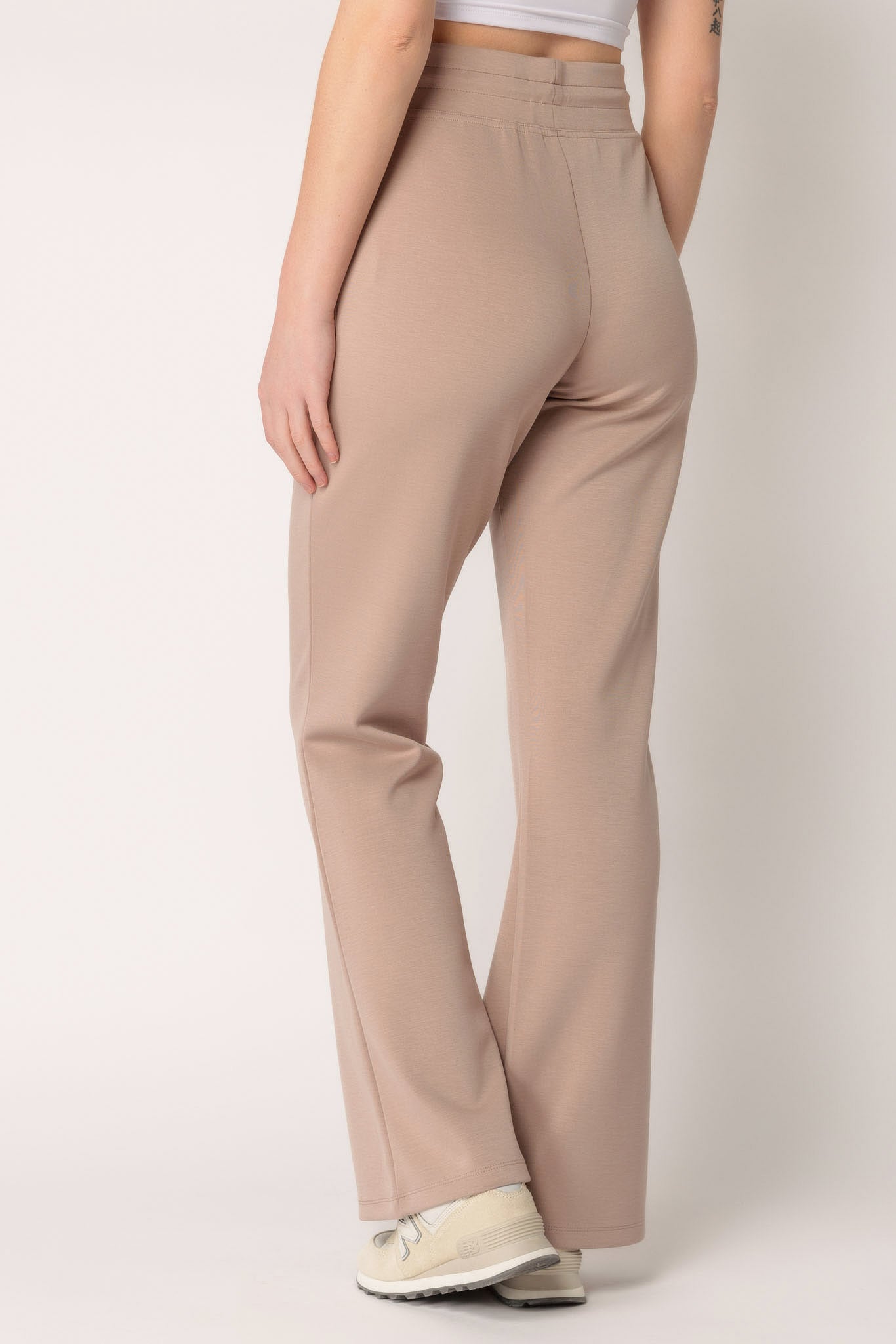Scuba Knit Flare Leg Pant