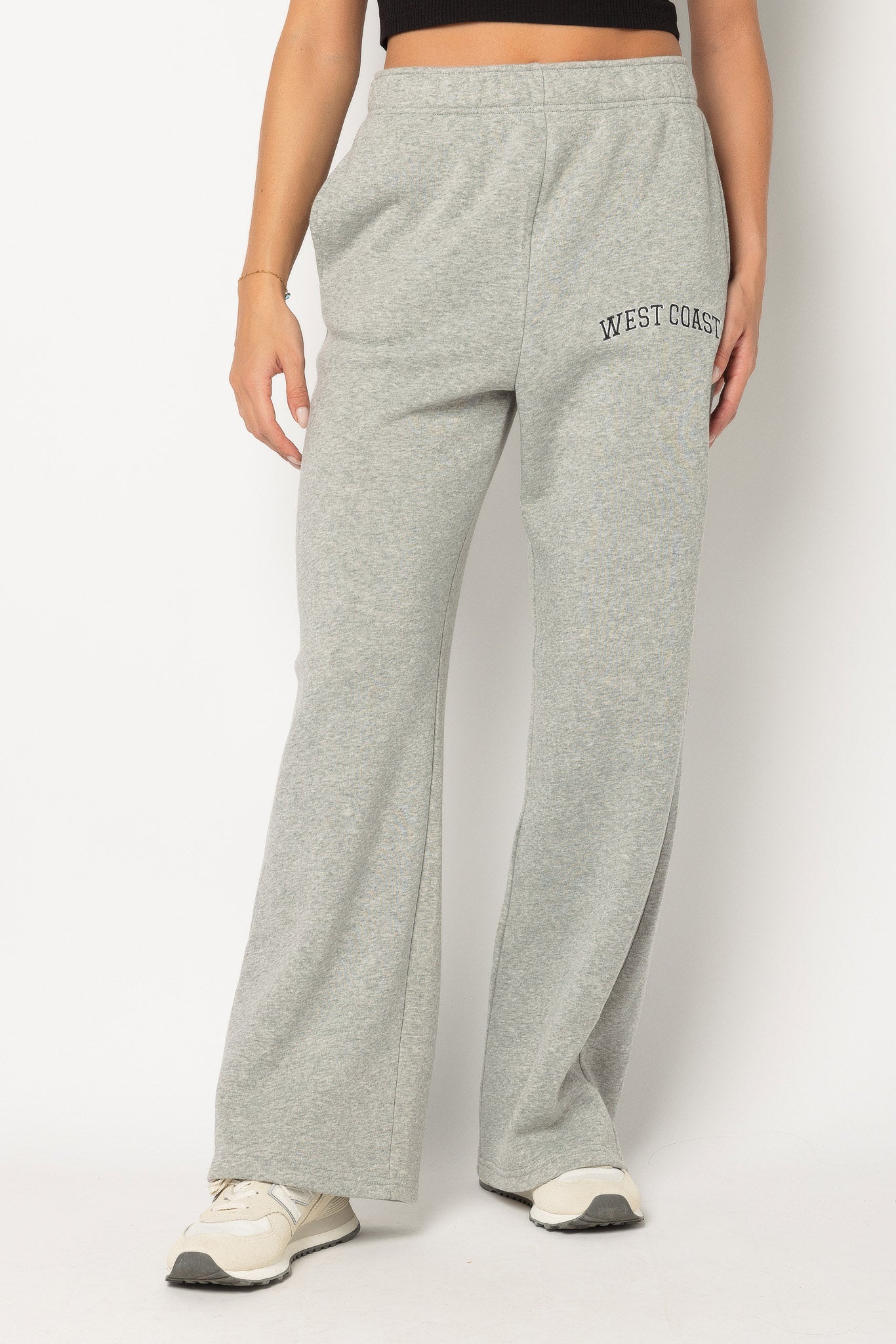 West Coast Embroidered Wide Leg Sweatpant