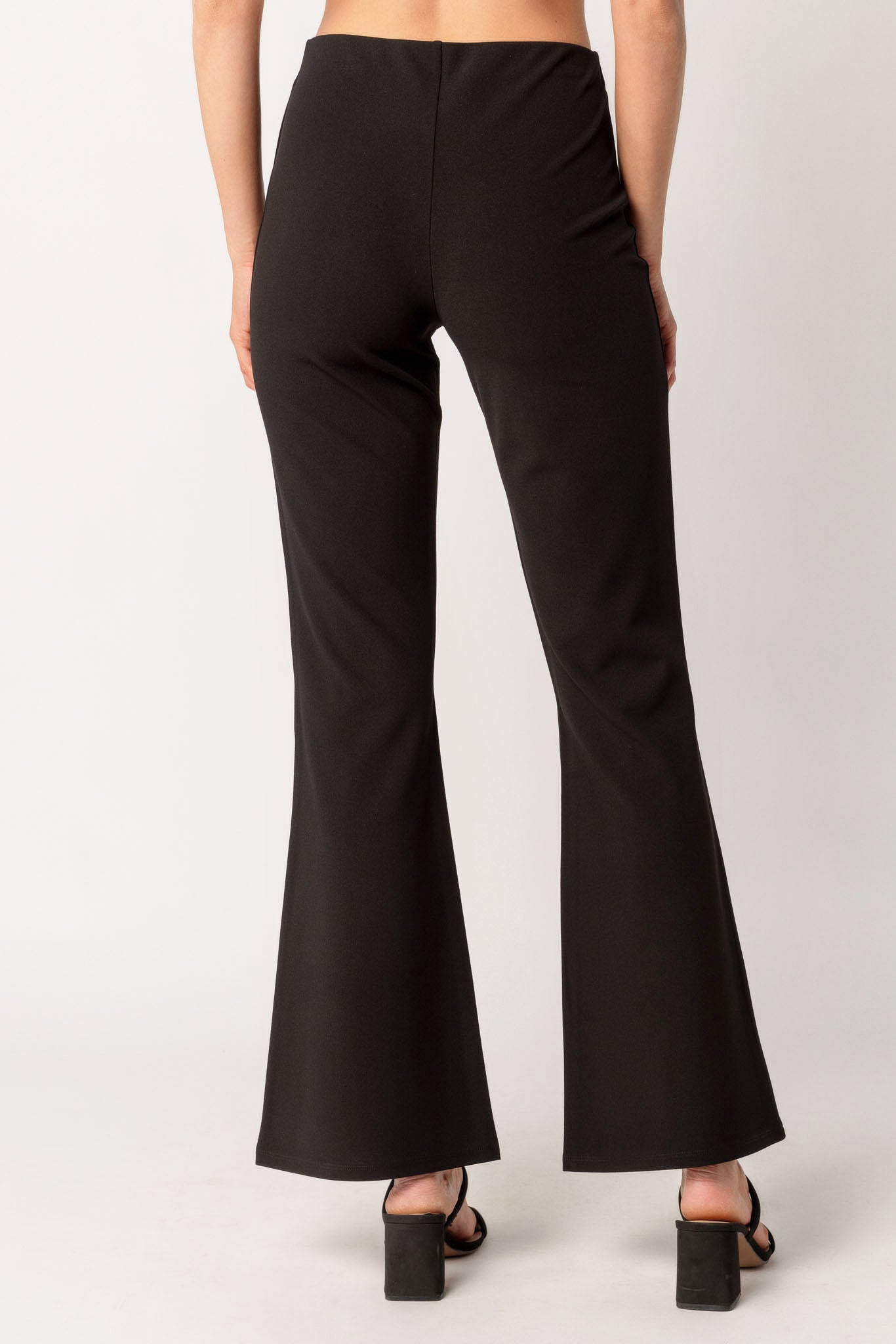 Scuba Crepe High-Rise Flare Pant