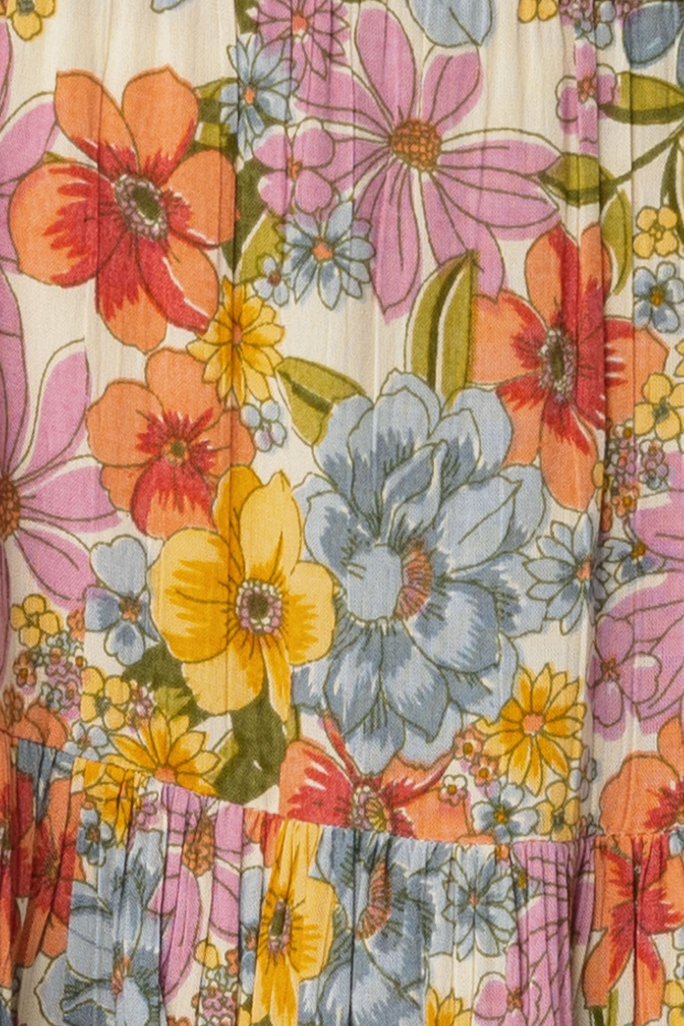 Small Floral Ruffle Skort
