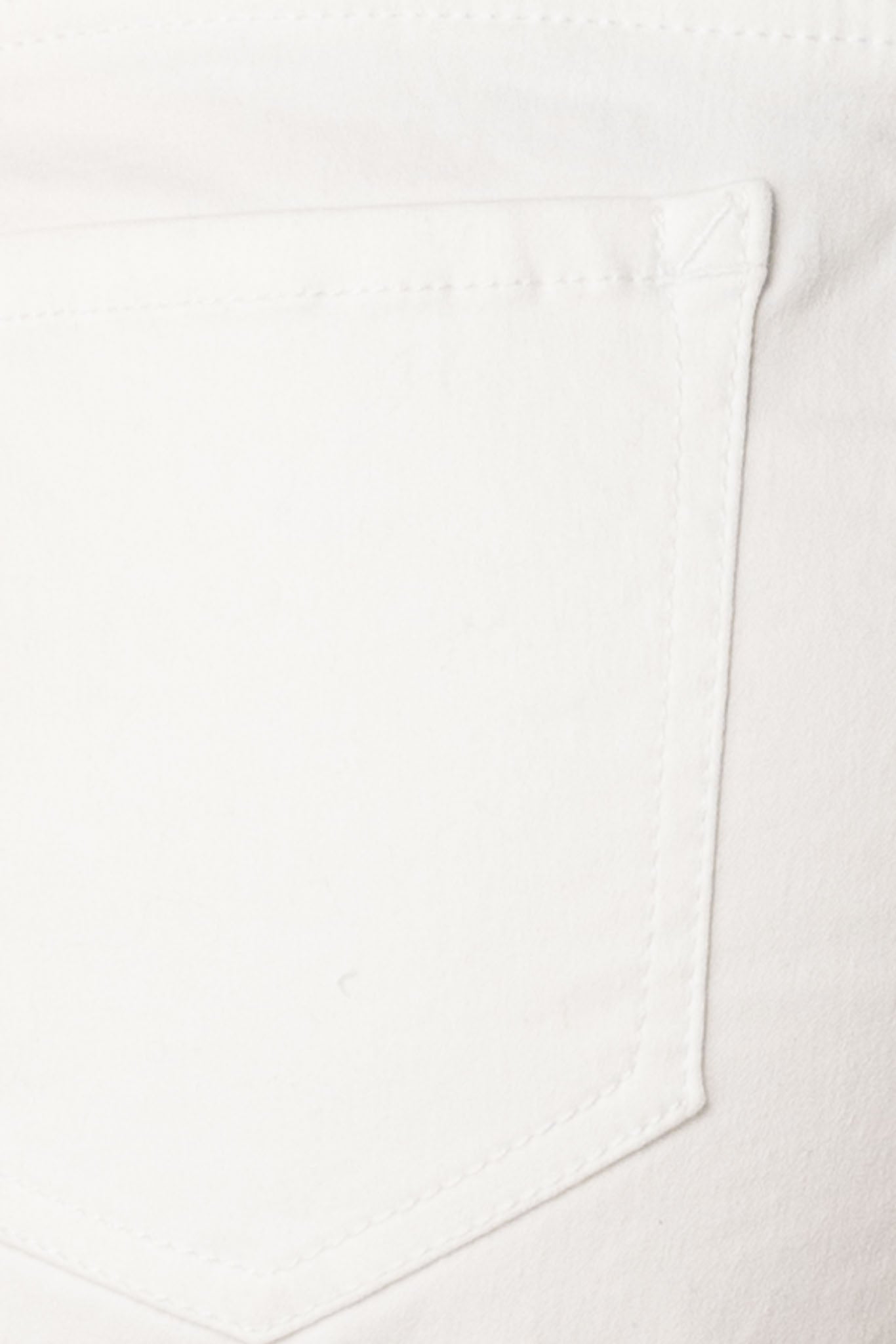 Wallflower White Ultra-Fit Short