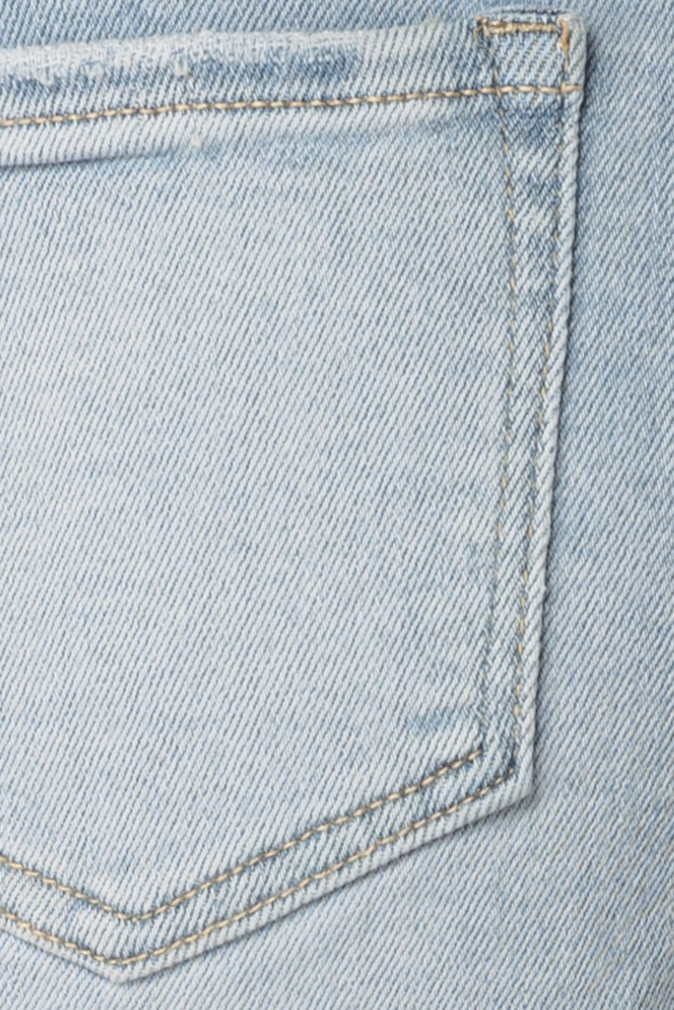 YMI Mid-Rise Short with Raw Edge Cuff