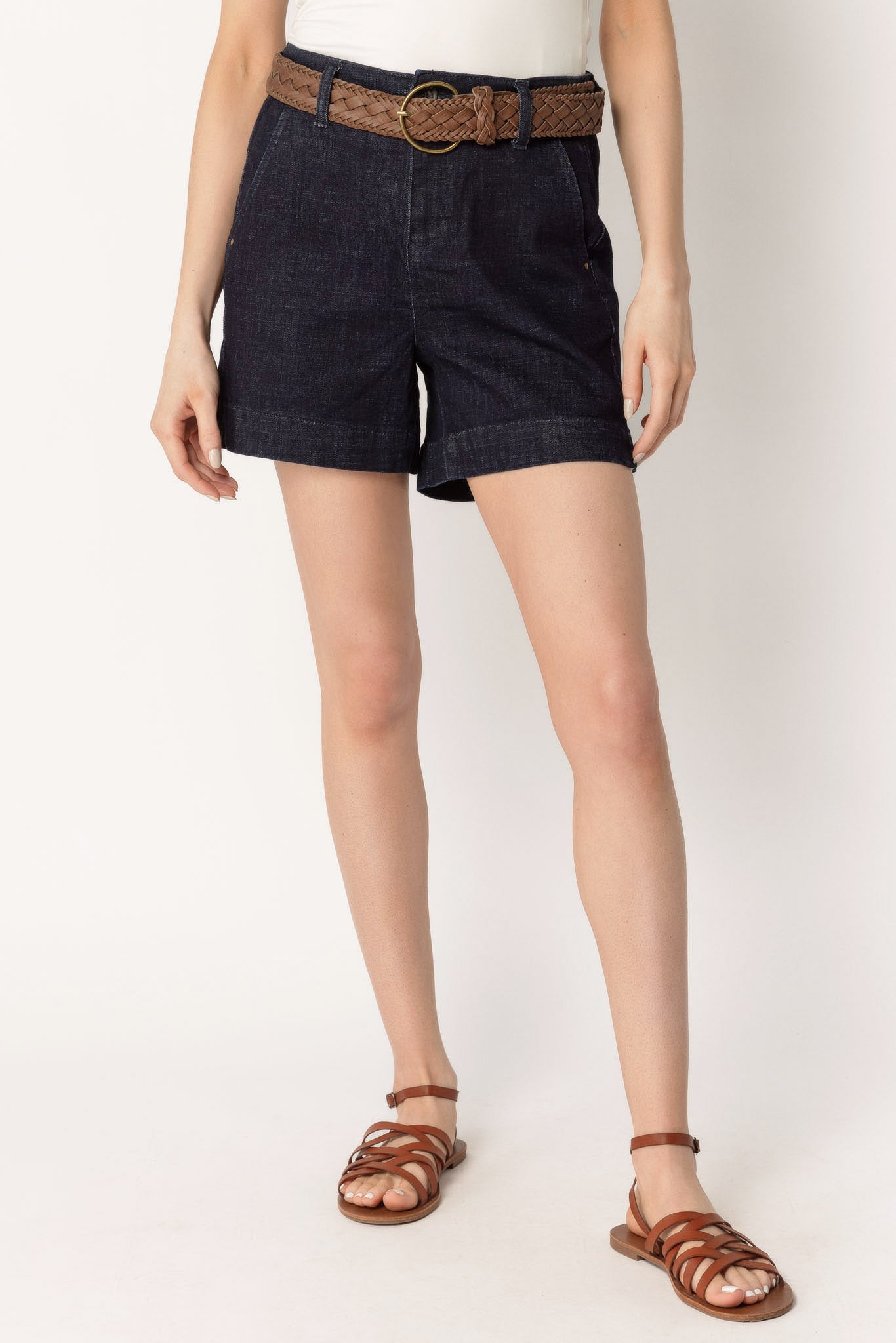 BBJ Rinse Wash Belted Short