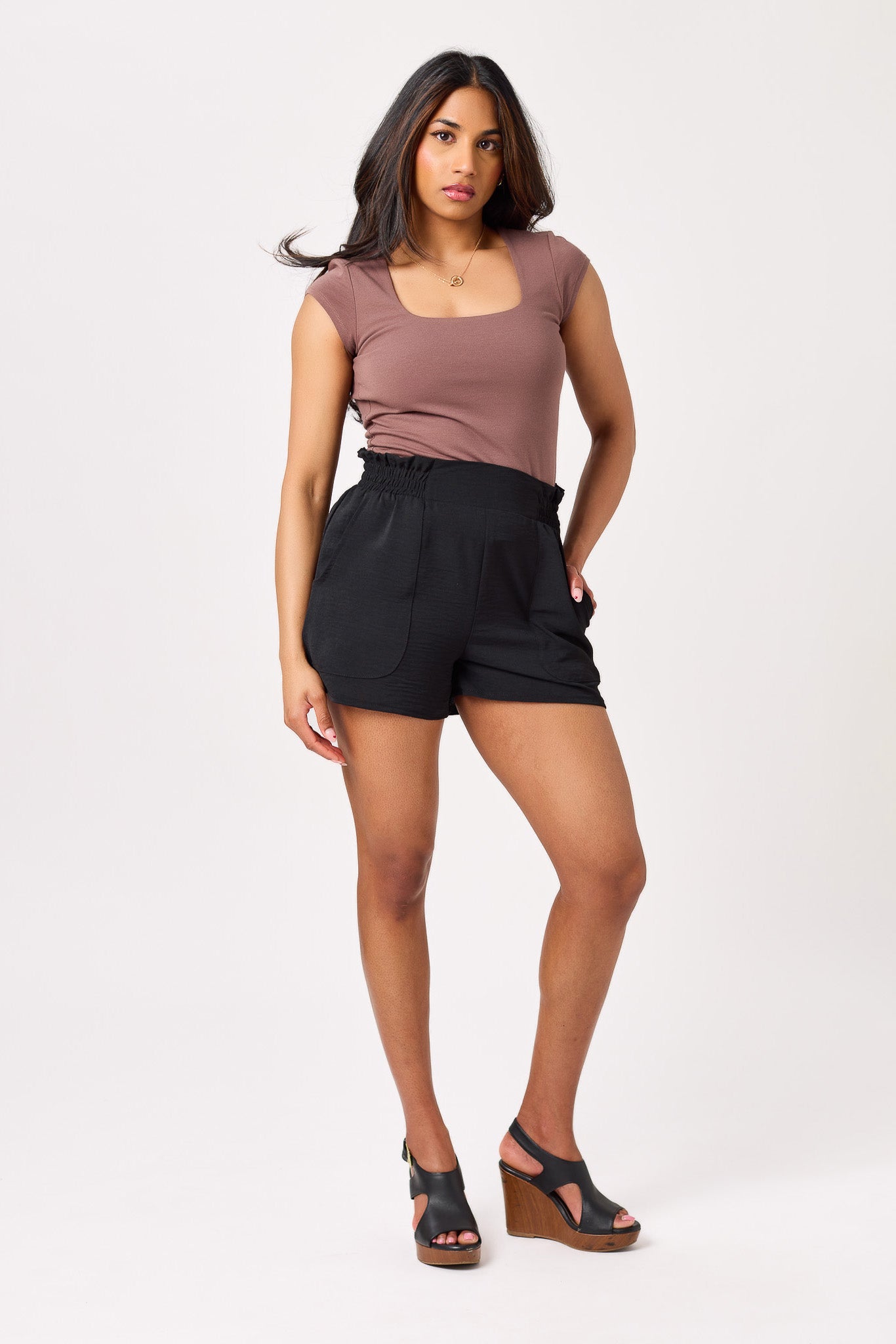 Airflow Pull-On Shorts with Porkchop Pockets