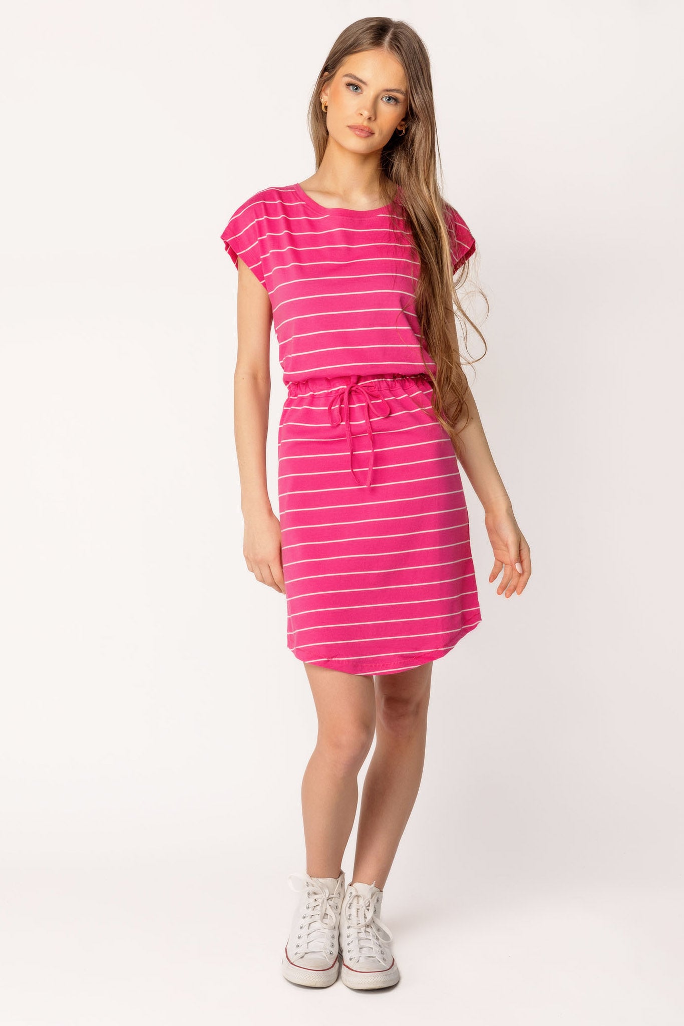Only May Stripe T-Shirt Dress