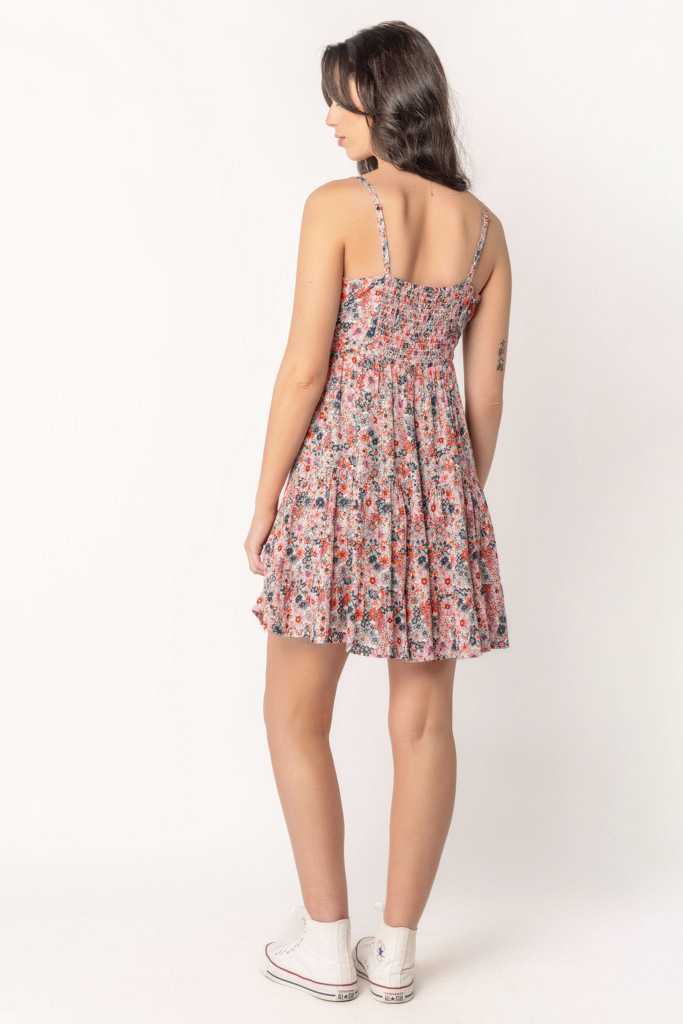 Ditsy Tiered Dress with Emma Bust