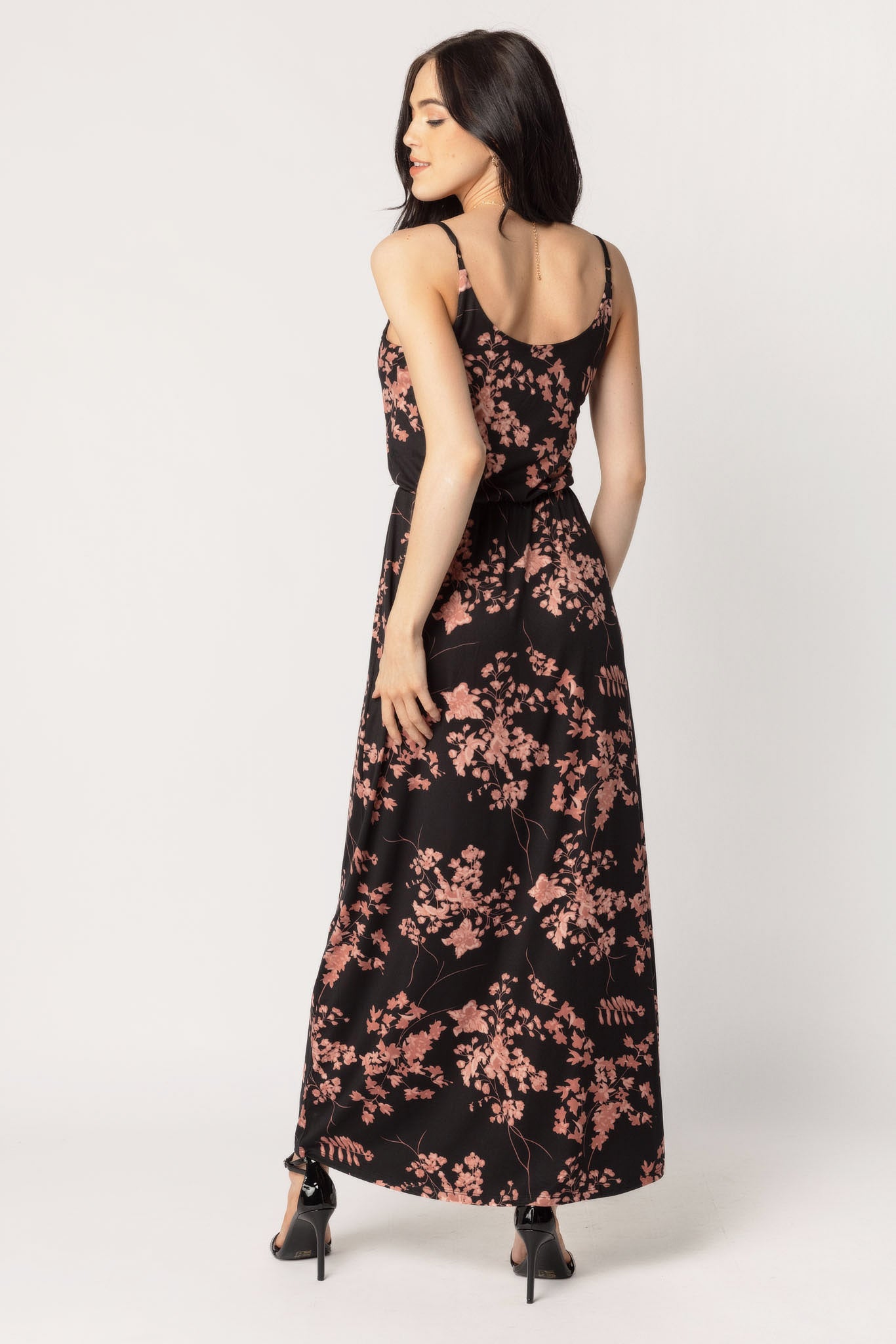 Floral Maxi Dress with Side Slit