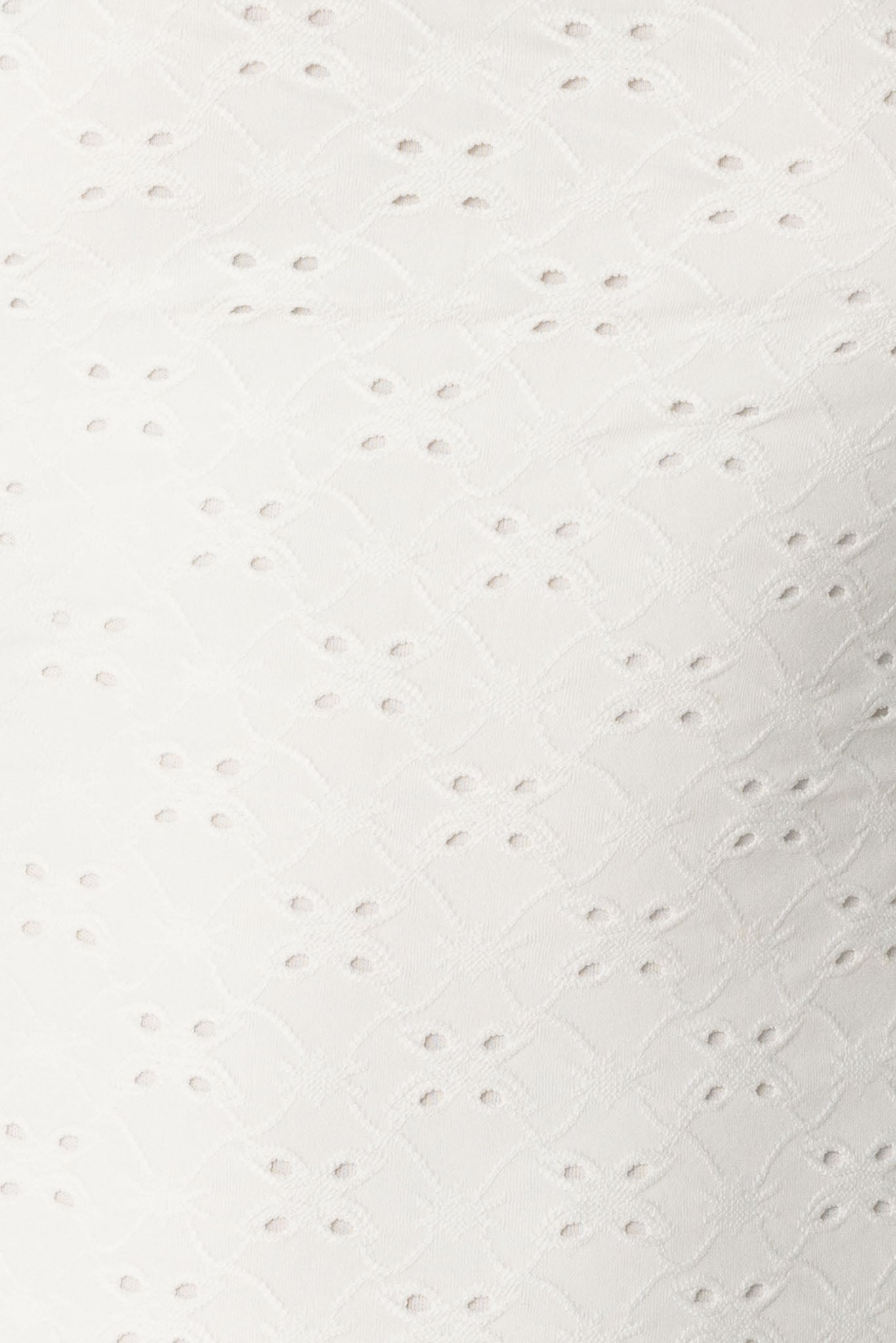 Knit Eyelet Bodycon Dress with Tie-Back