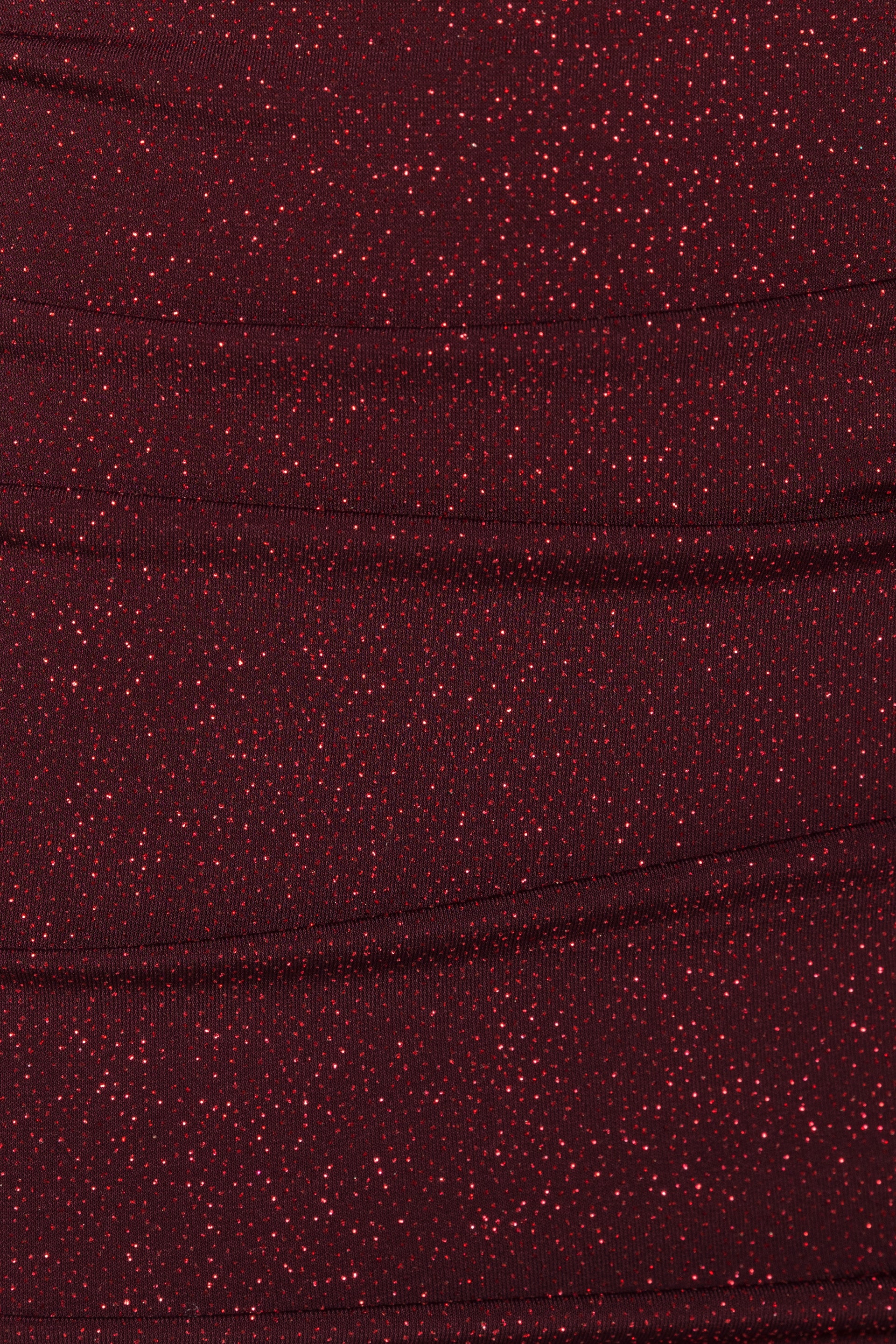 Glitter Long Sleeve All Over Ruched Dress