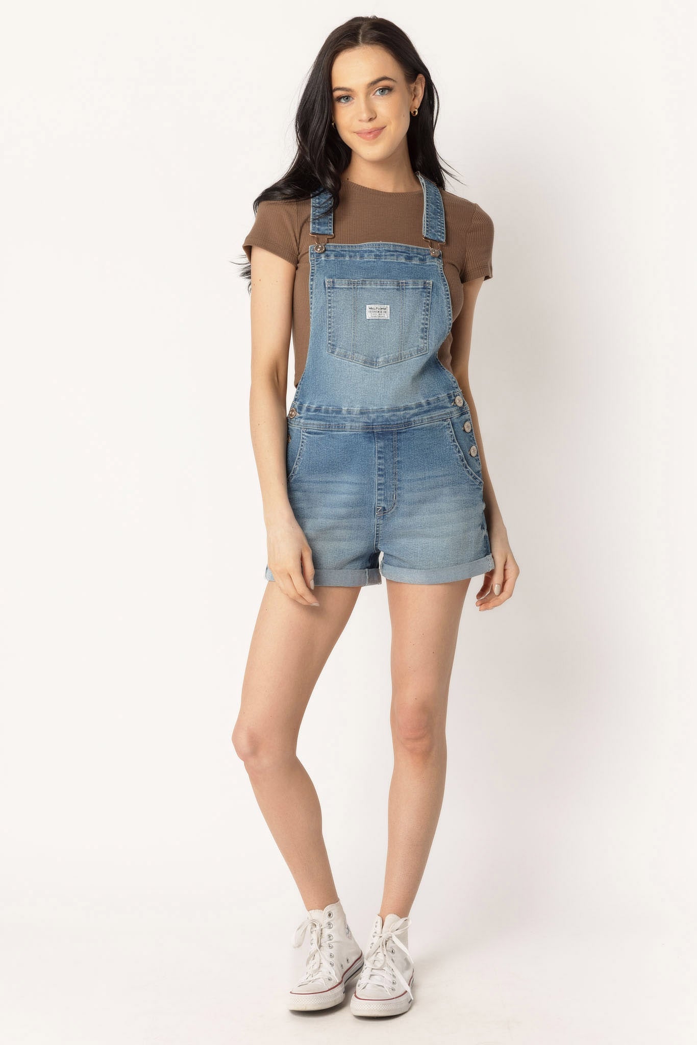 Wallflower Elle Wash Retro Highrise Shortall