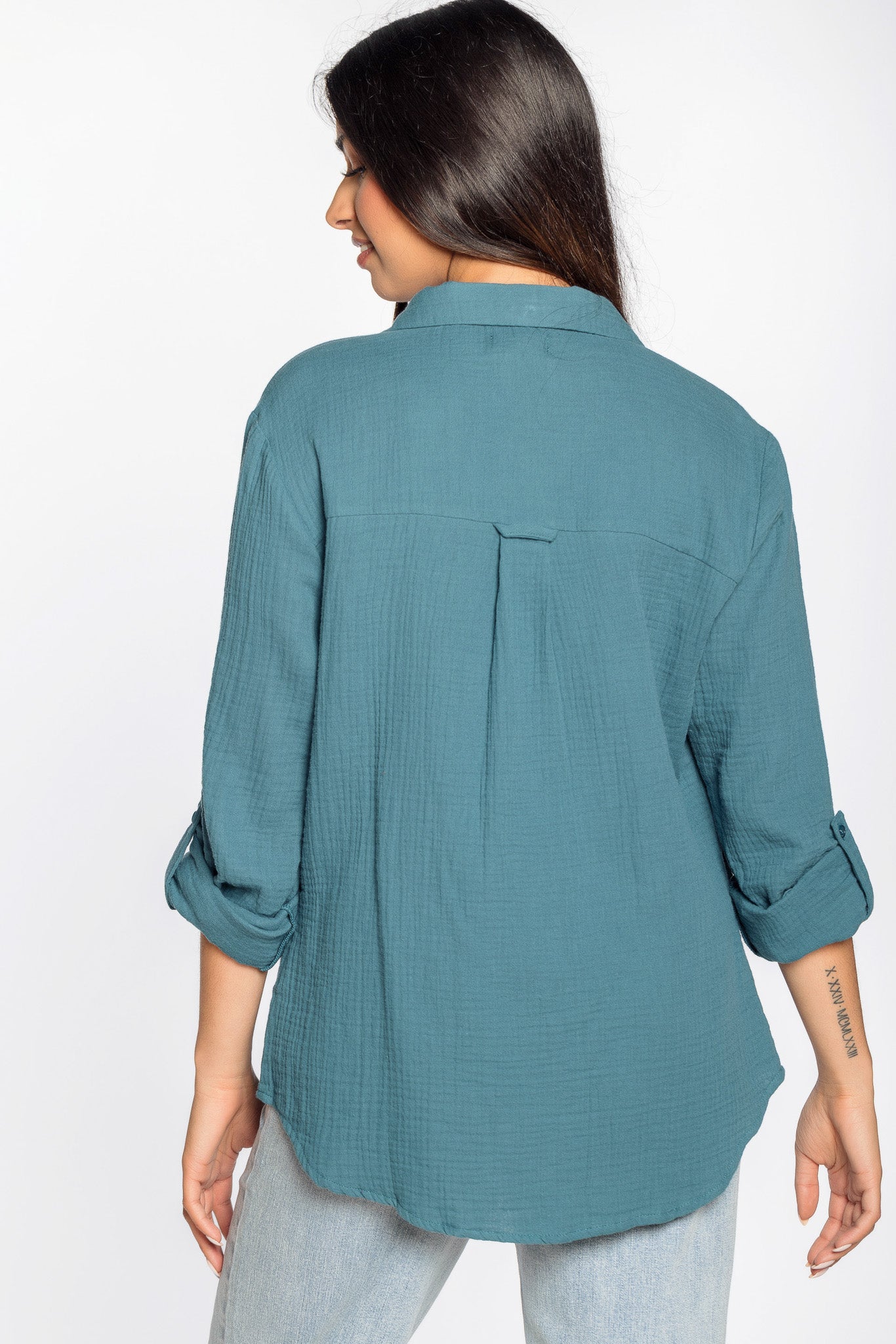 Double Cotton Long Sleeve Shirt