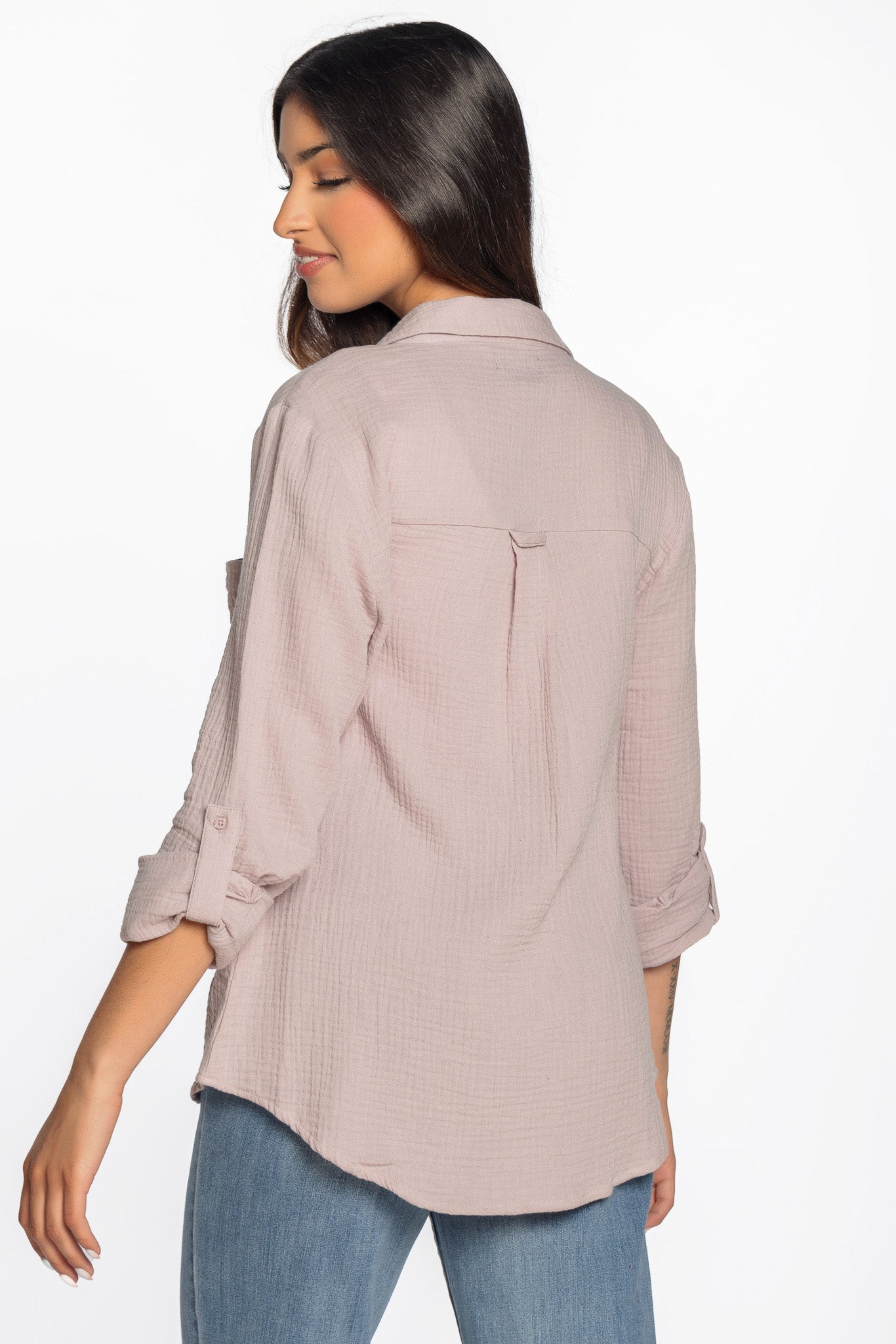 Double Cotton Long Sleeve Shirt