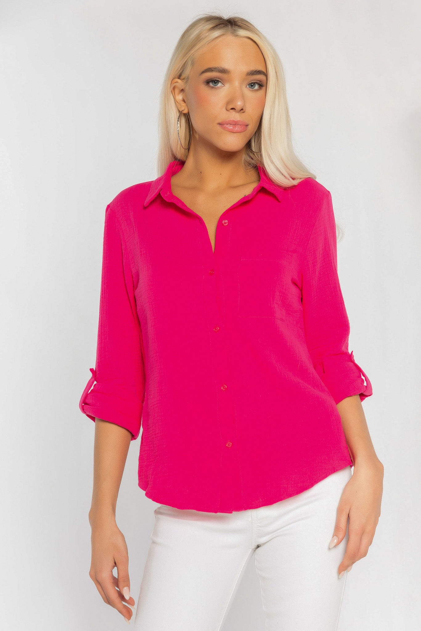 Double Cotton Long Sleeve Shirt