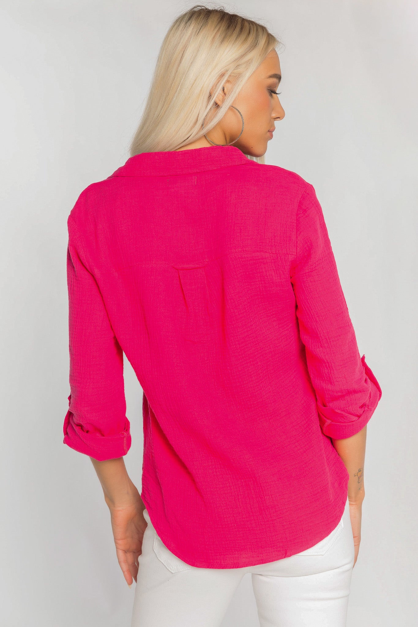 Double Cotton Long Sleeve Shirt