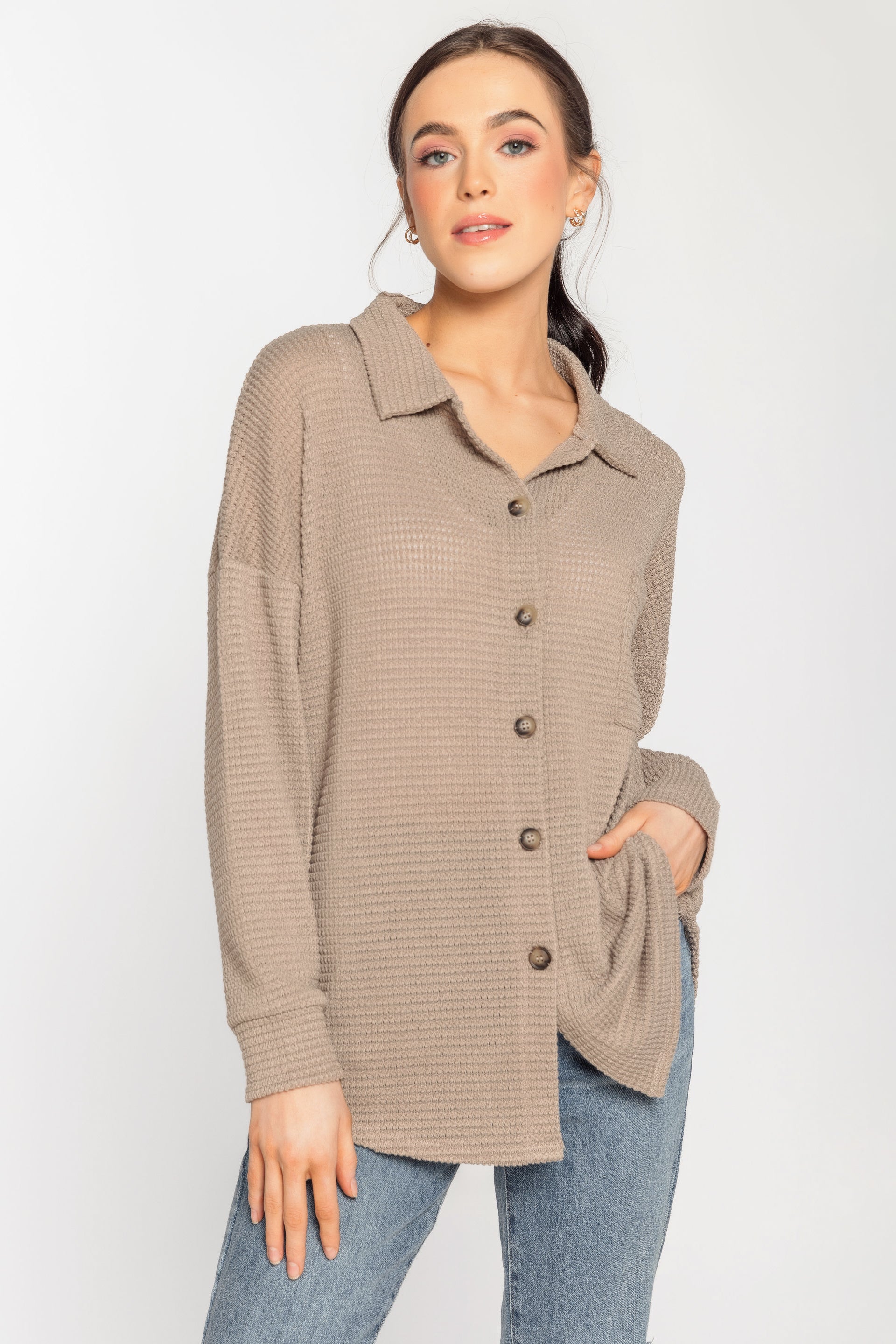 Waffle Long Sleeve Shirt