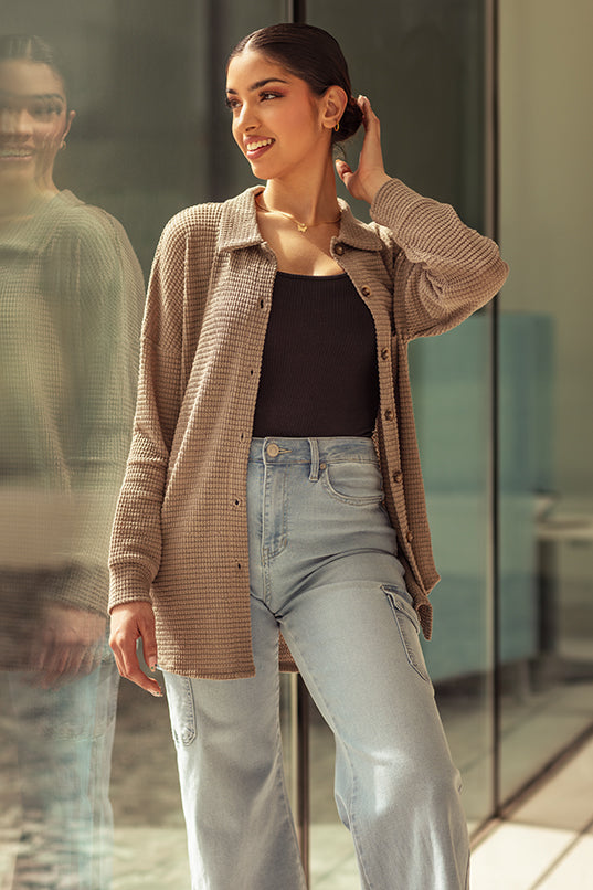 Waffle Long Sleeve Shirt