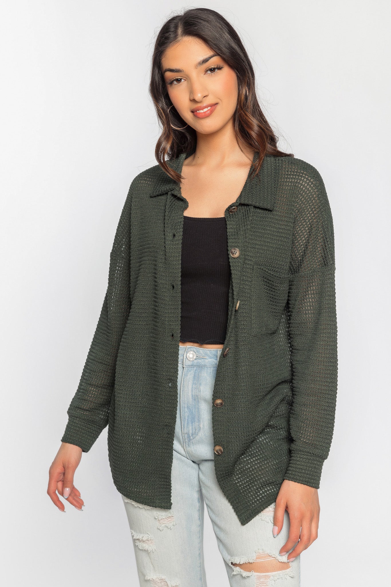 Waffle Long Sleeve Shirt