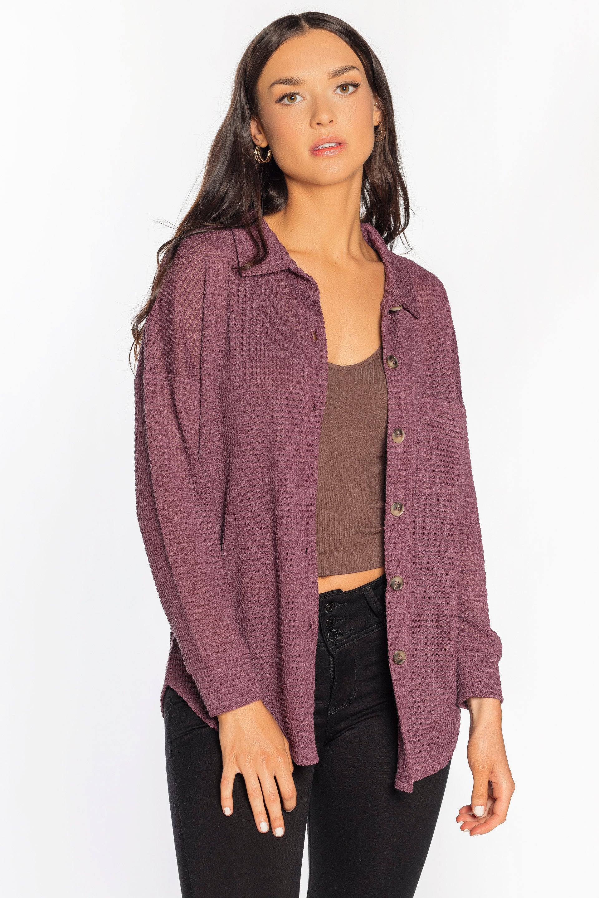 Waffle Long Sleeve Shirt