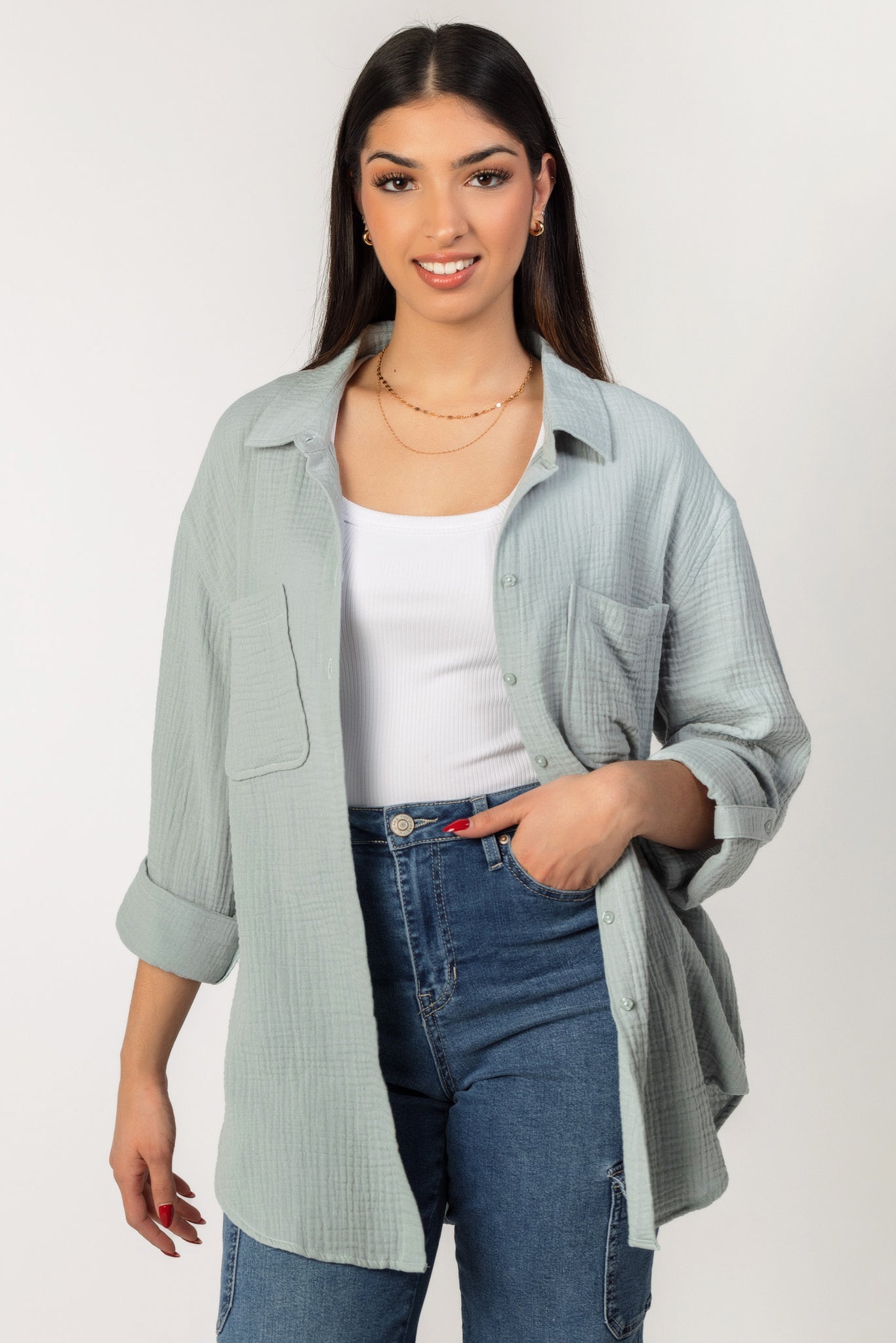 Tunic Length Shirt