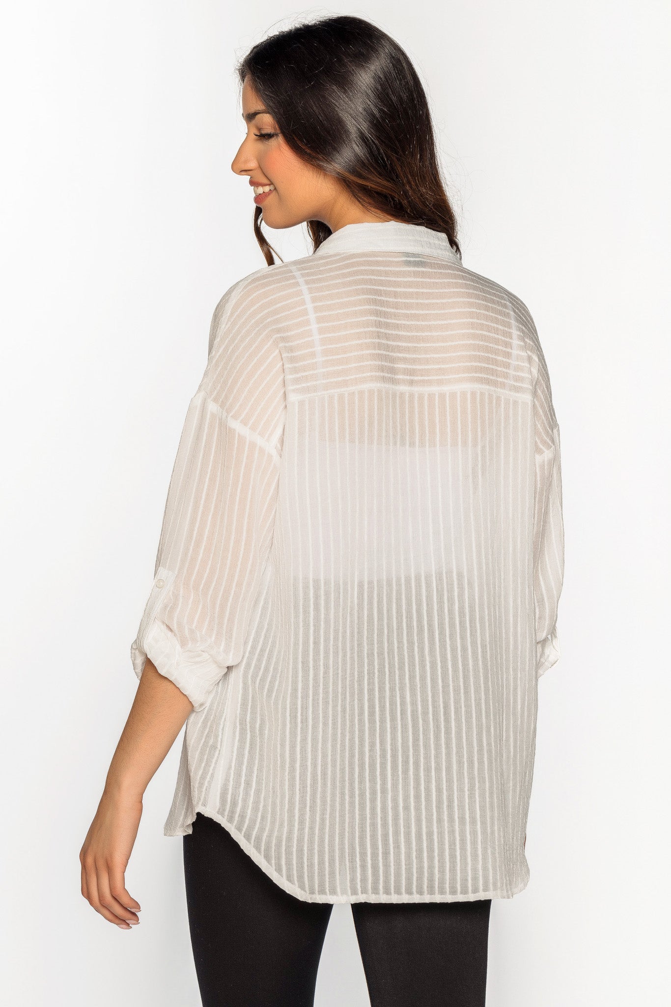 Textured Stripe Shirt