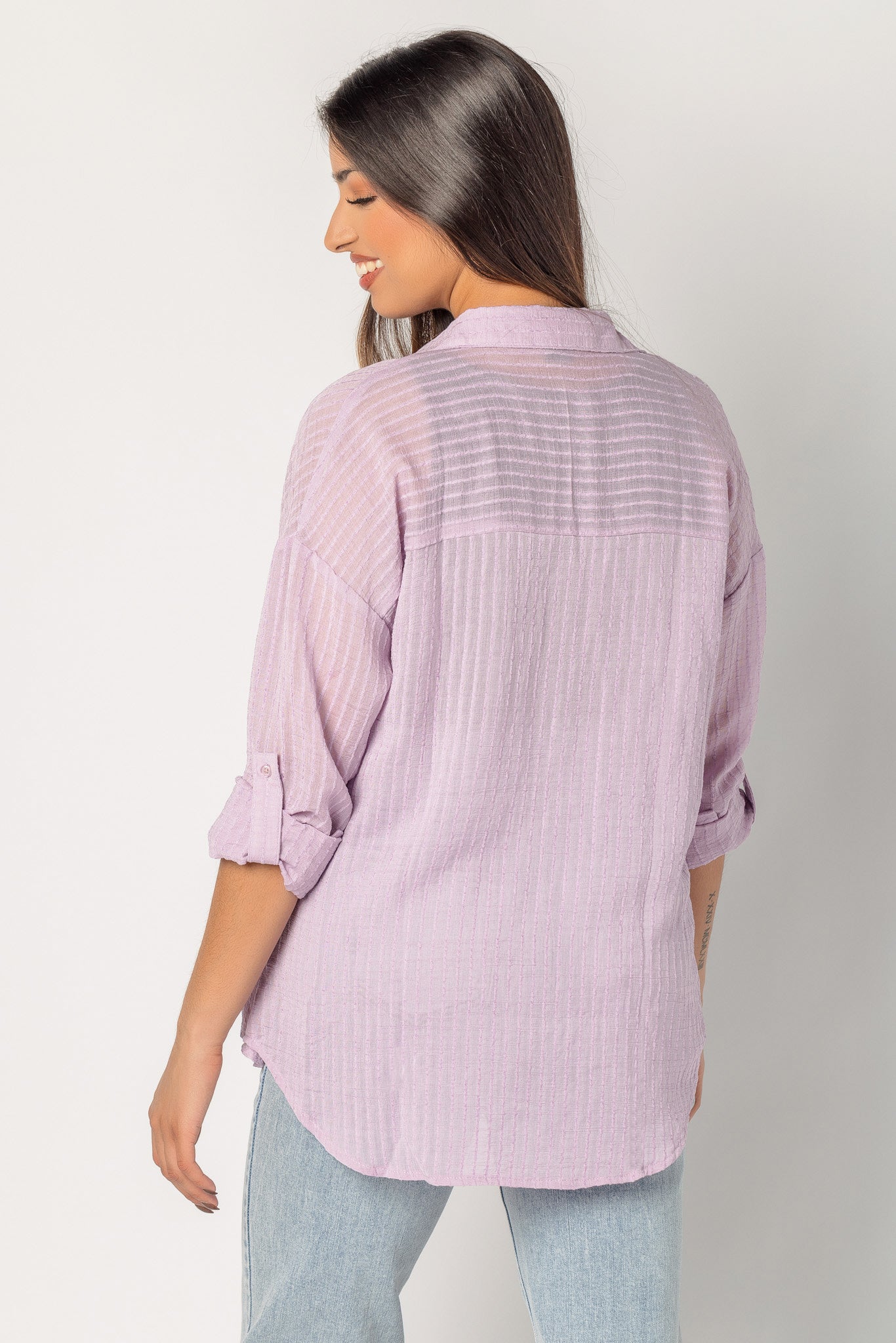 Textured Stripe Shirt