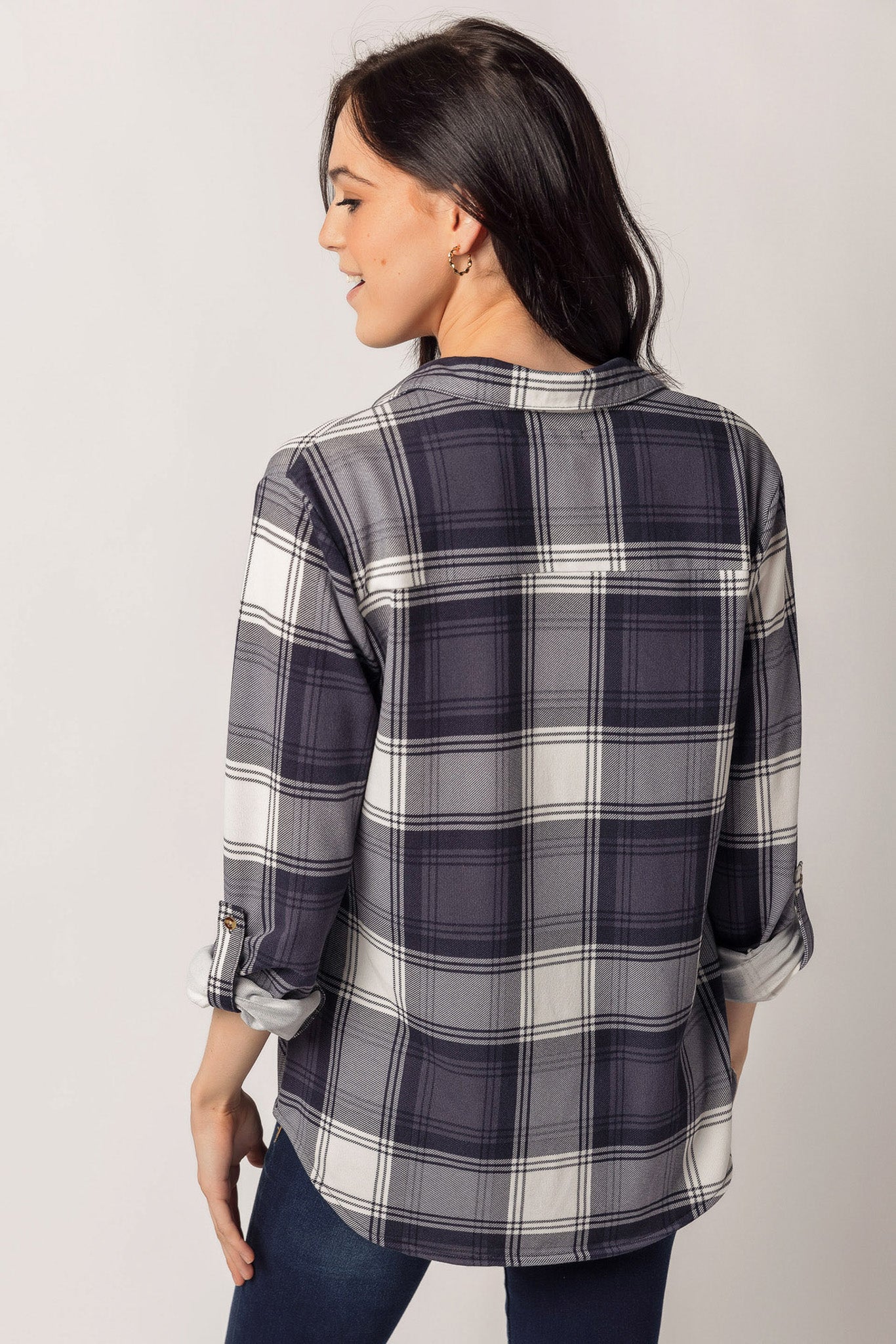 Plaid Cozy Knit Shirt