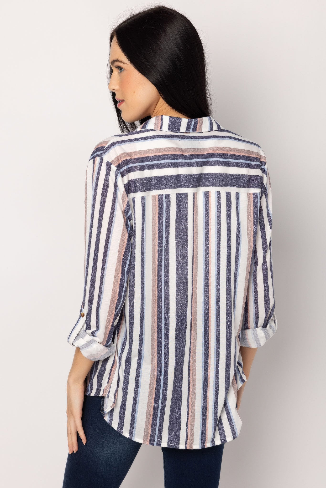 Long Sleeve Striped Shirt