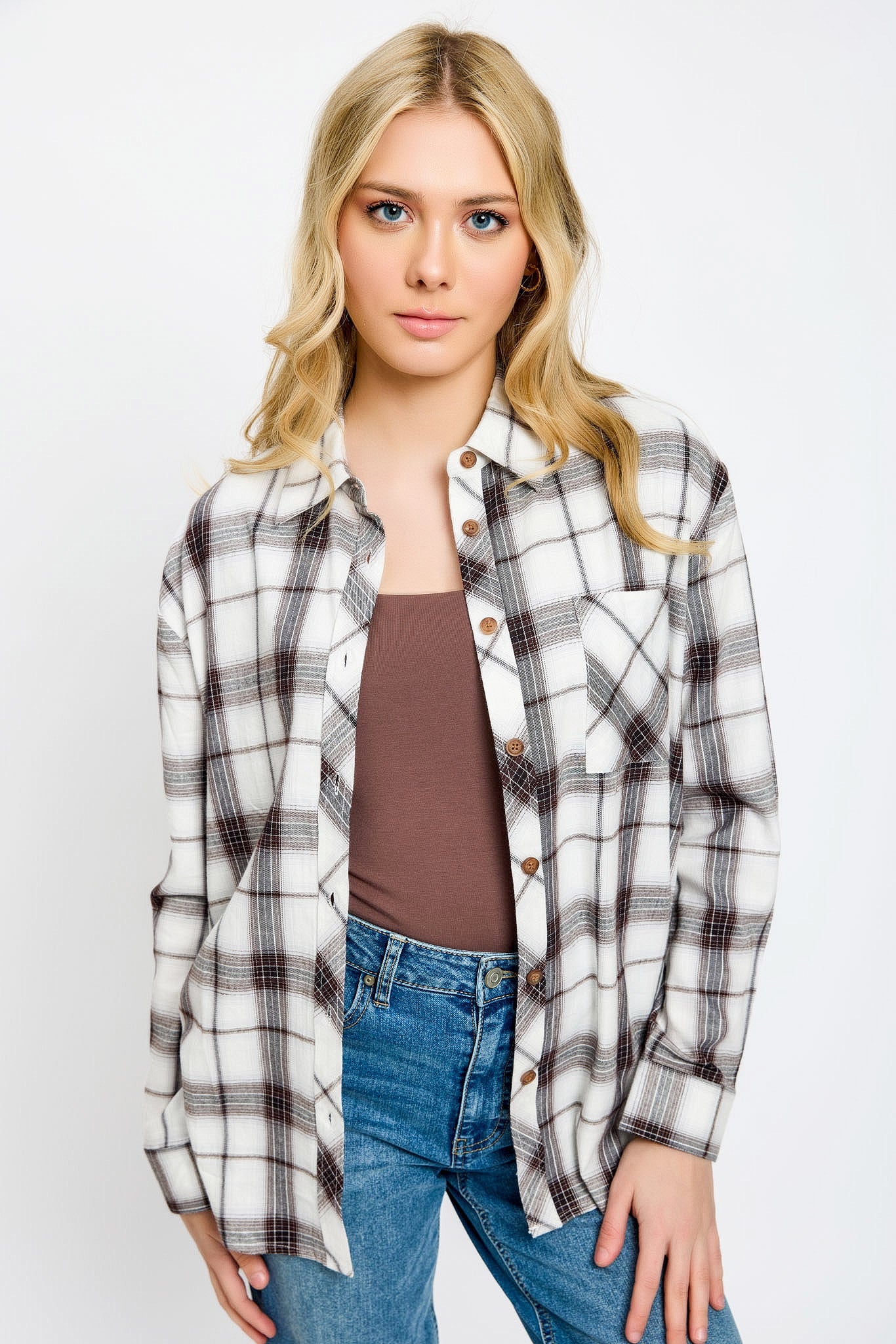 Kirsten Flannel Plaid Shirt