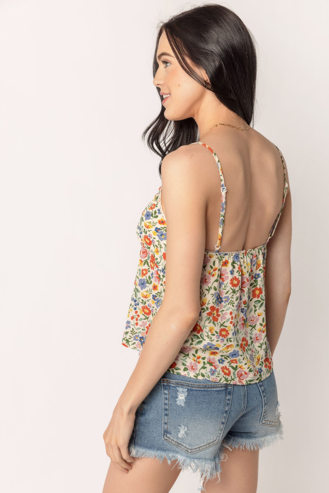 Multicolour Ditsy Floral Cami