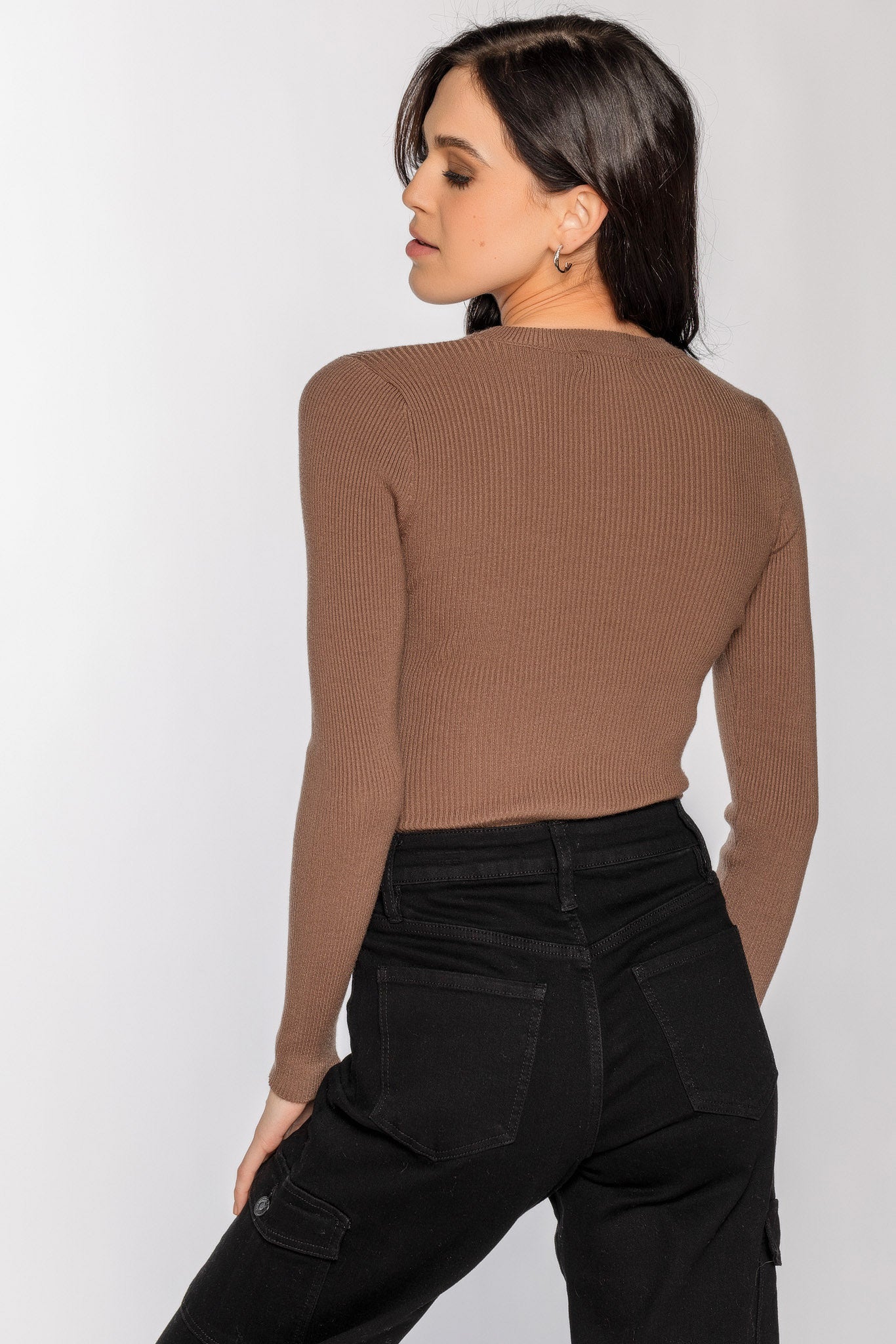 Ribbed Crewneck Long Sleeve