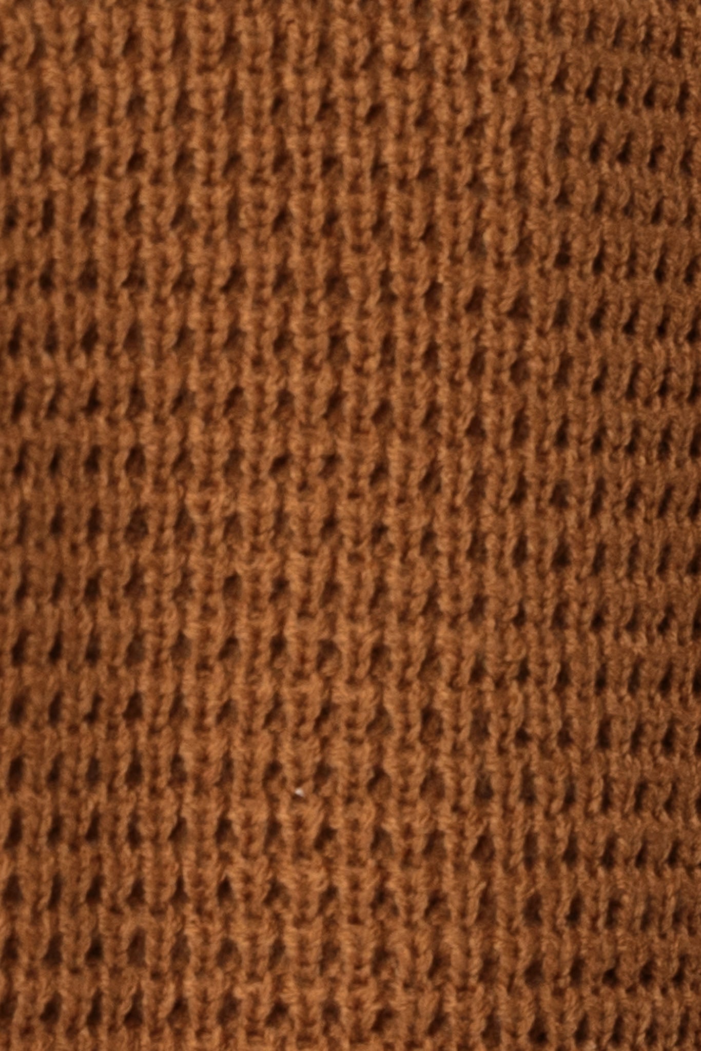 Long-Sleeve Crew-Neck Waffle Sweater