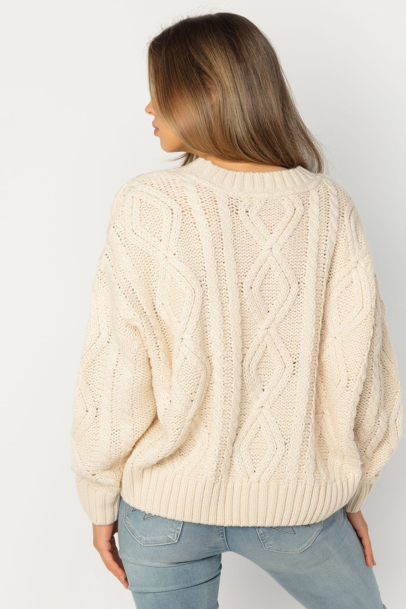 Oversized Cable Knit Sweater
