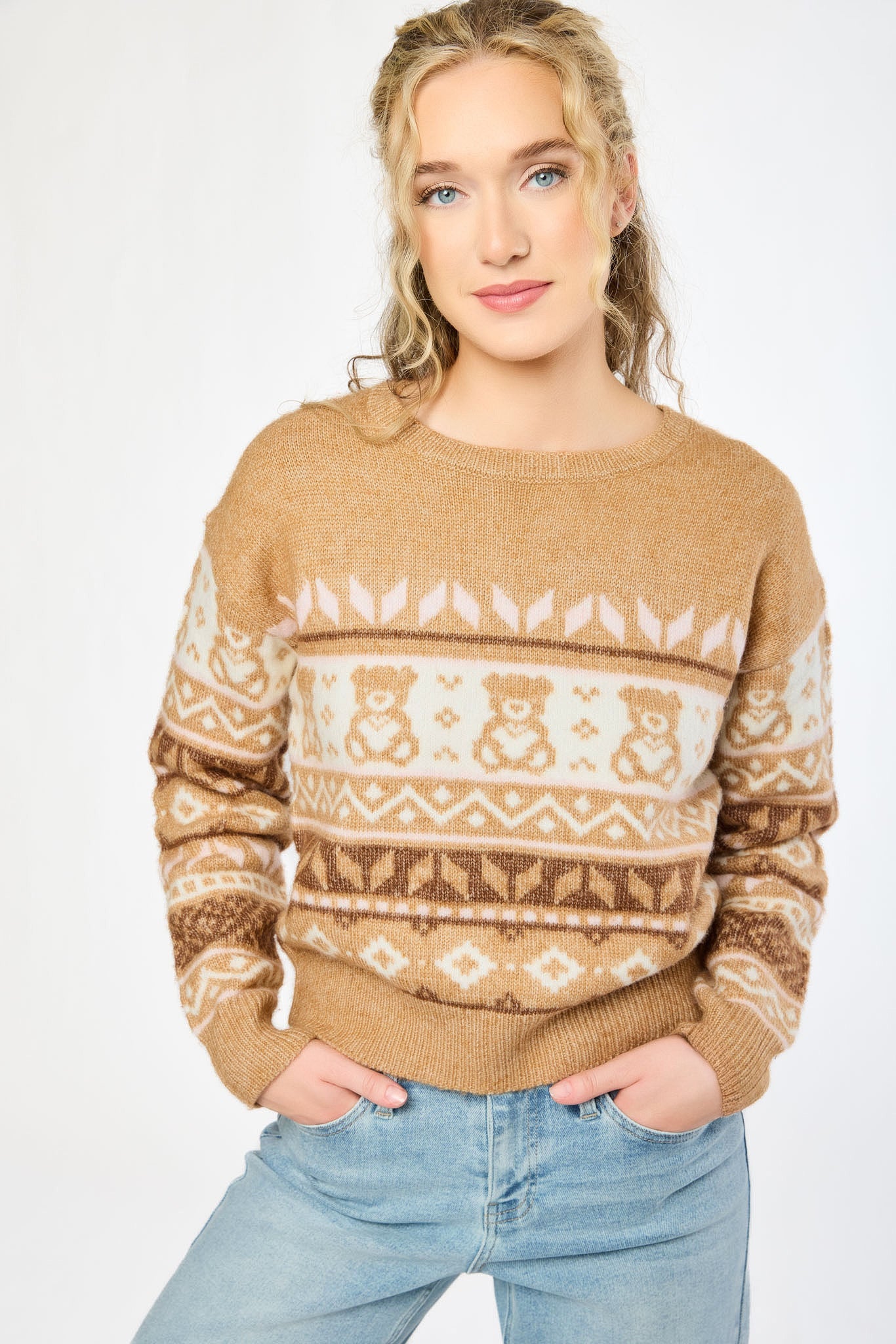 Teddy Fair Isle Sweater