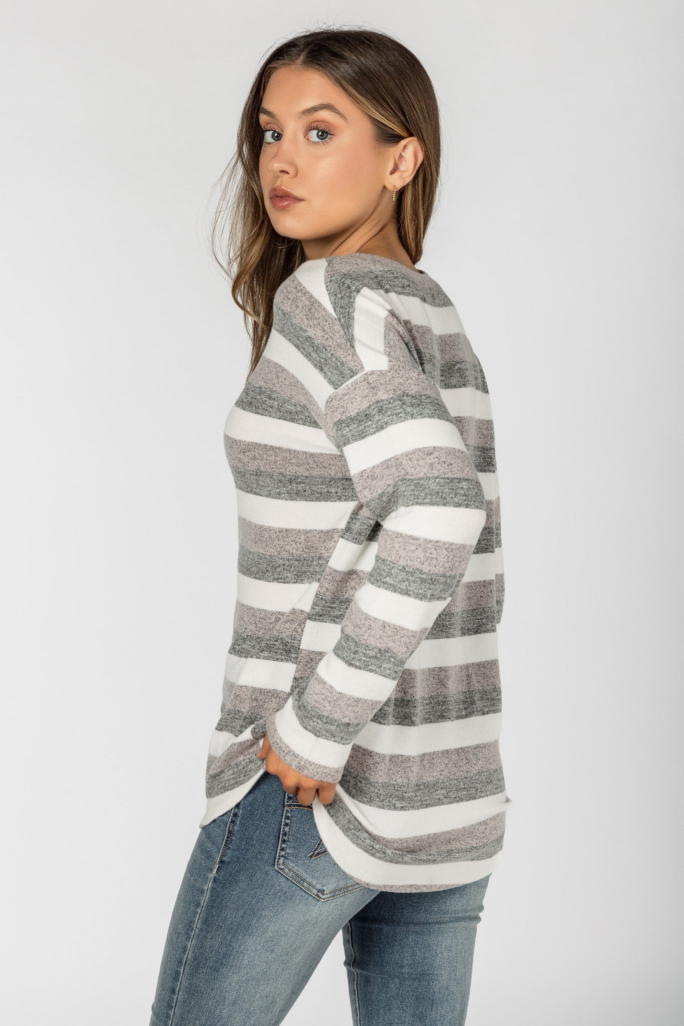 Stripe Supersoft Sweater