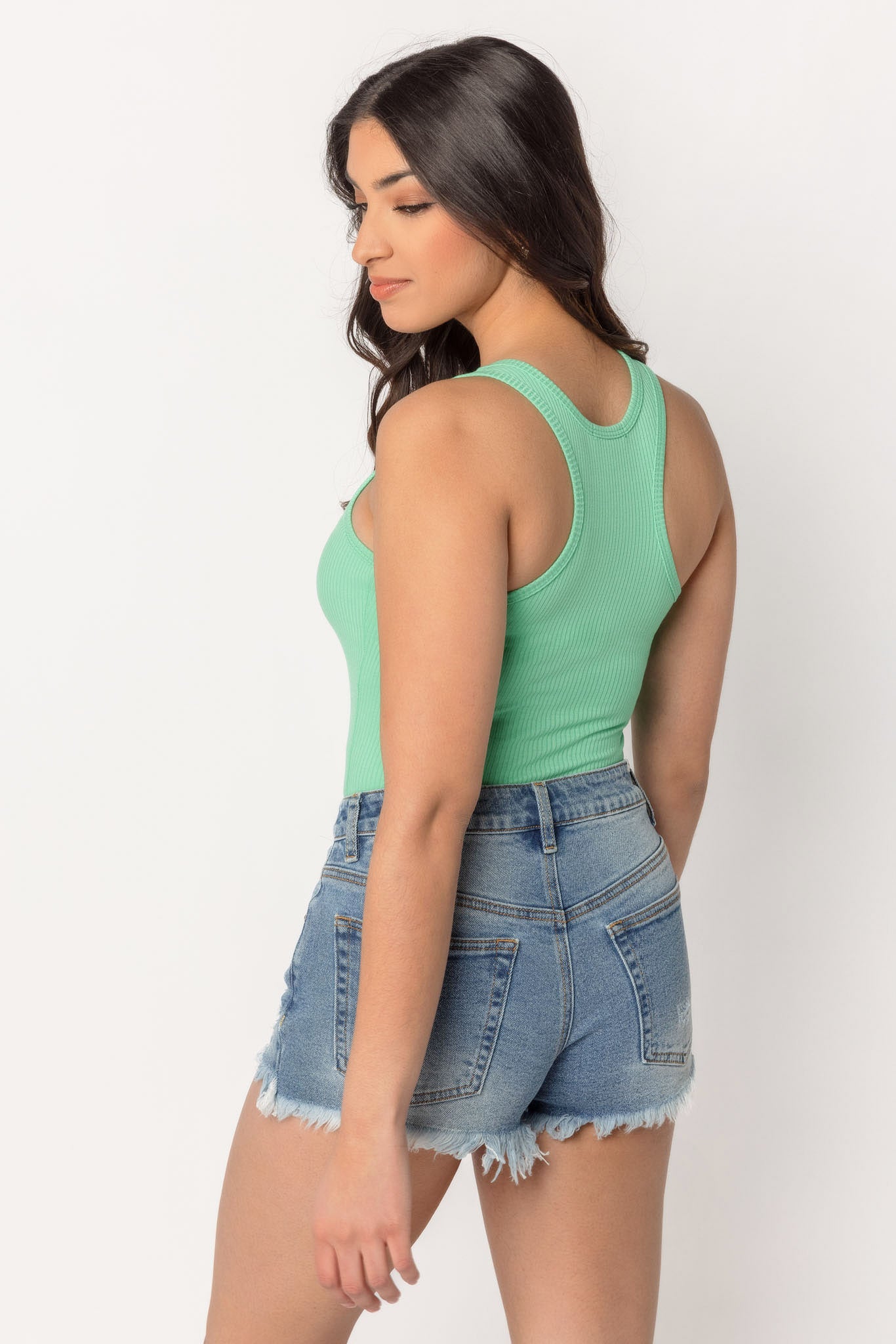 Ribbed Racerback Tank
