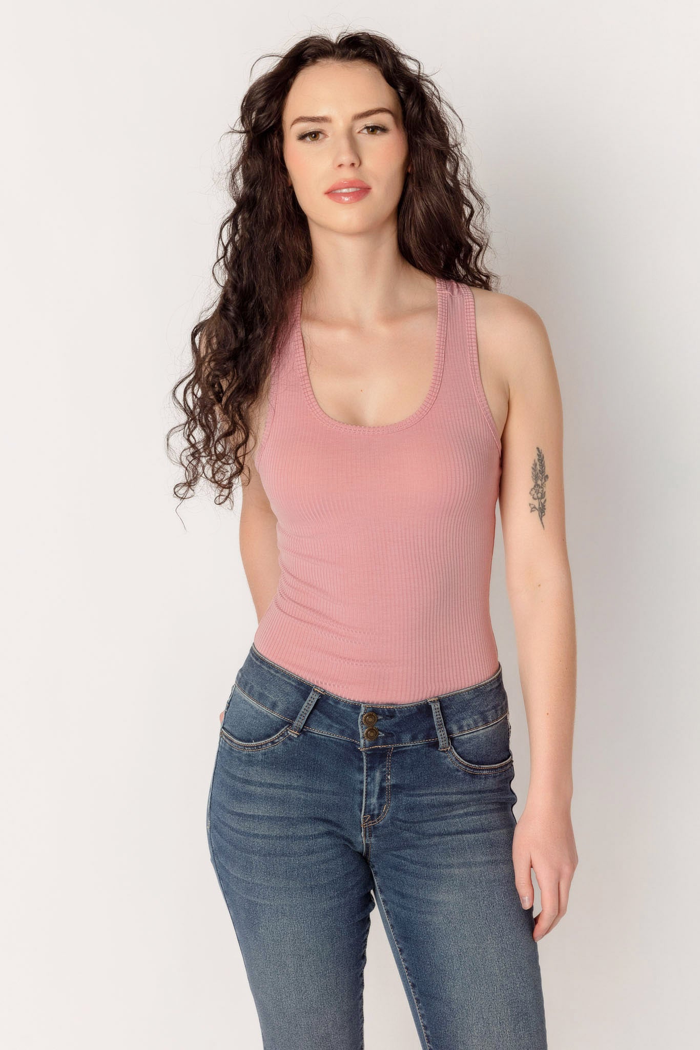 Ribbed Racerback Tank