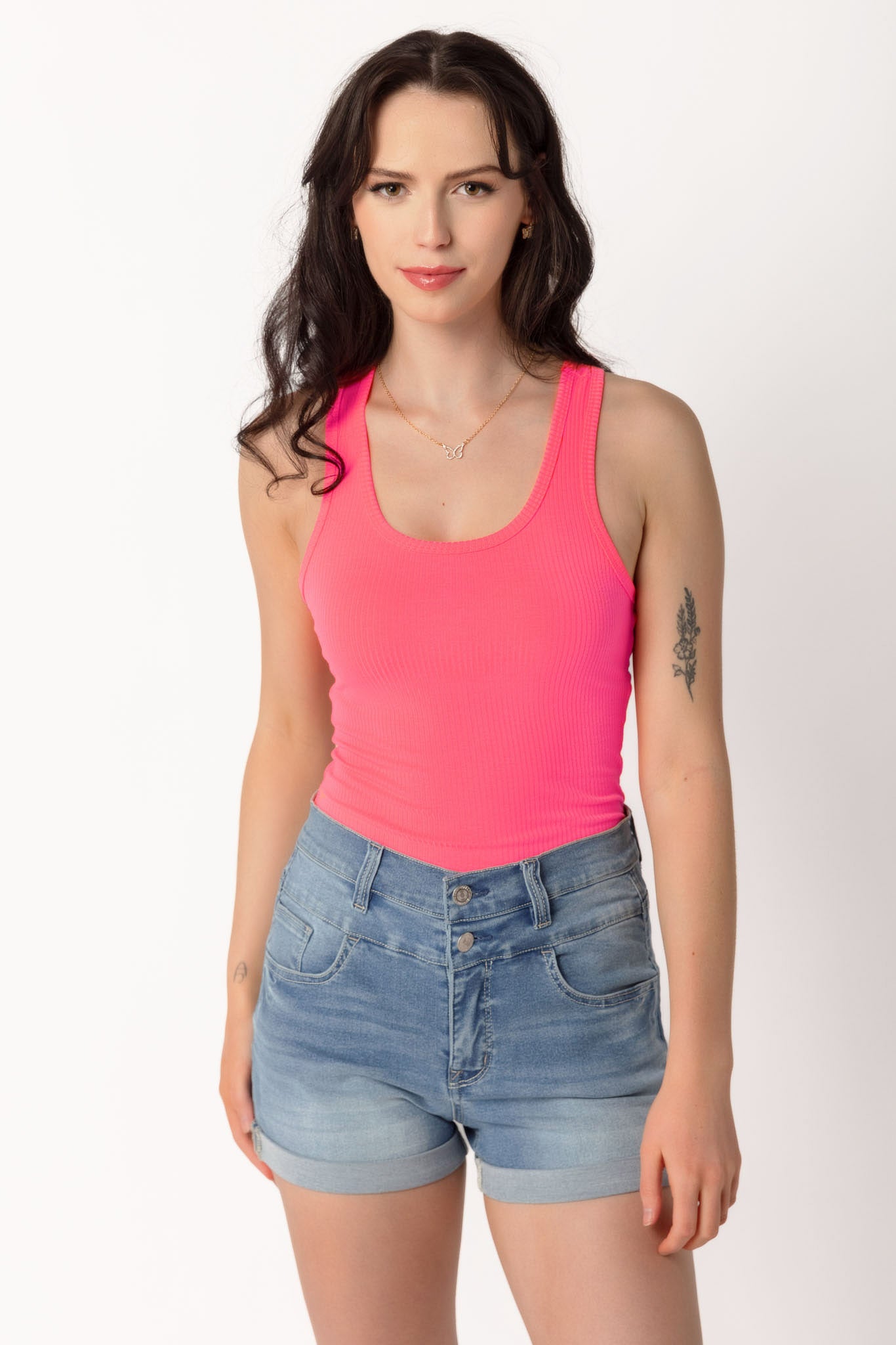 Ribbed Racerback Tank