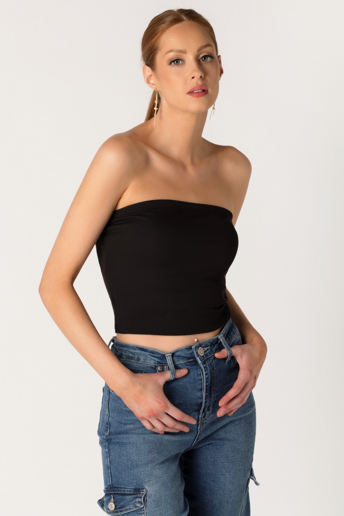 Ribbed Double Layer Tube Top