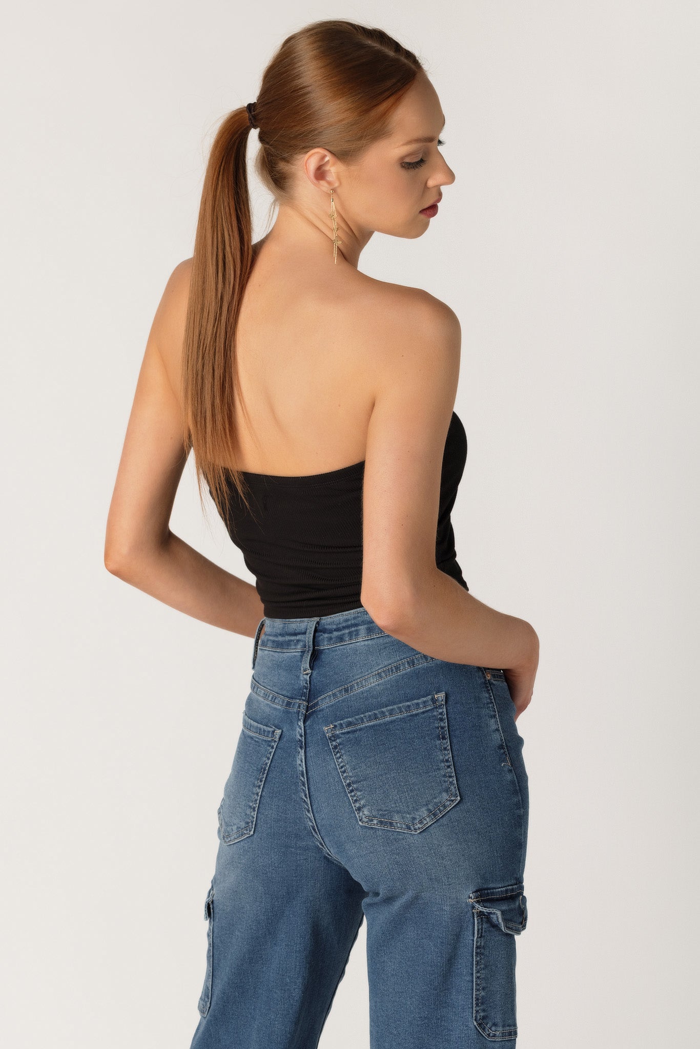 Ribbed Double Layer Tube Top