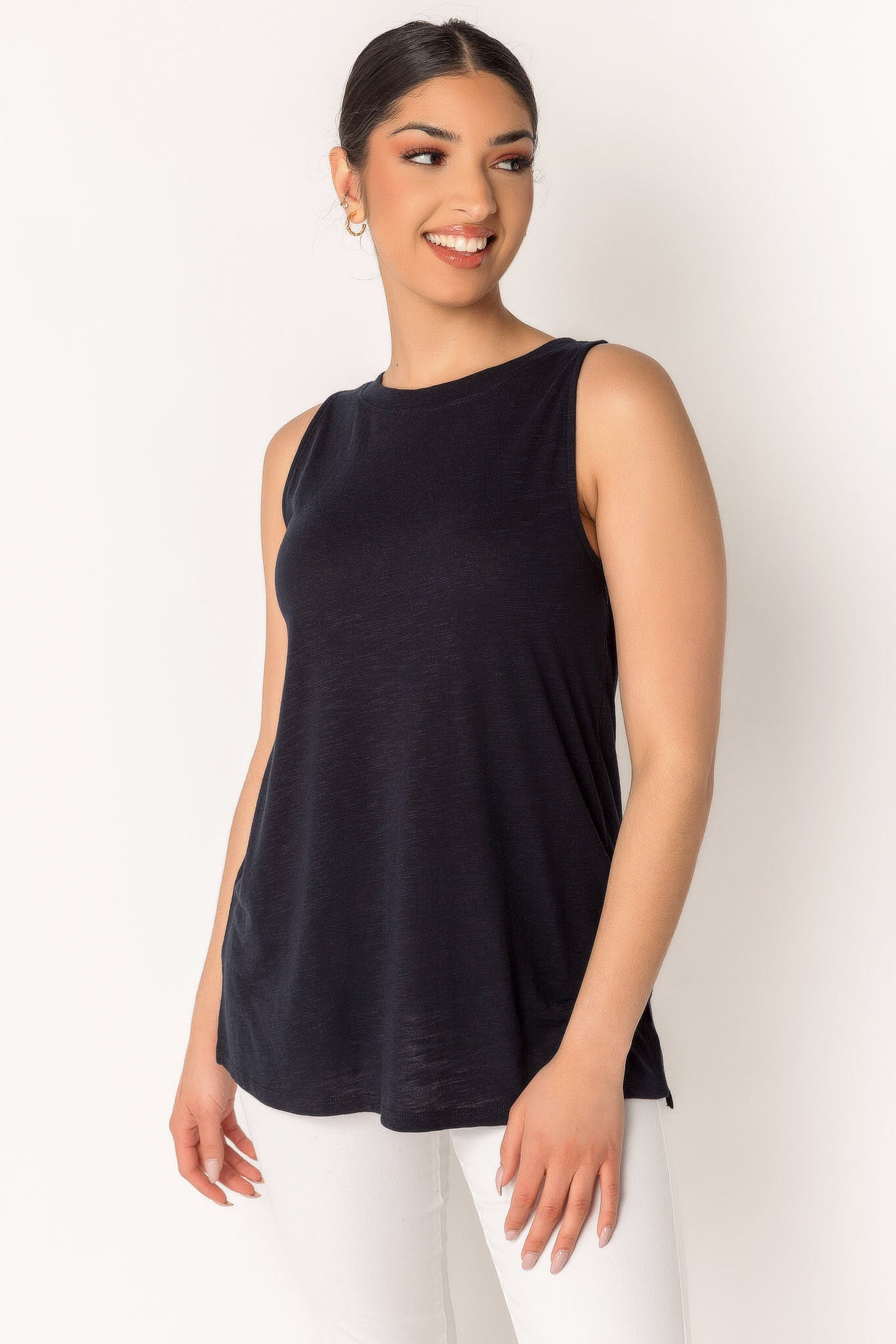 Slub Tank with Side Slits