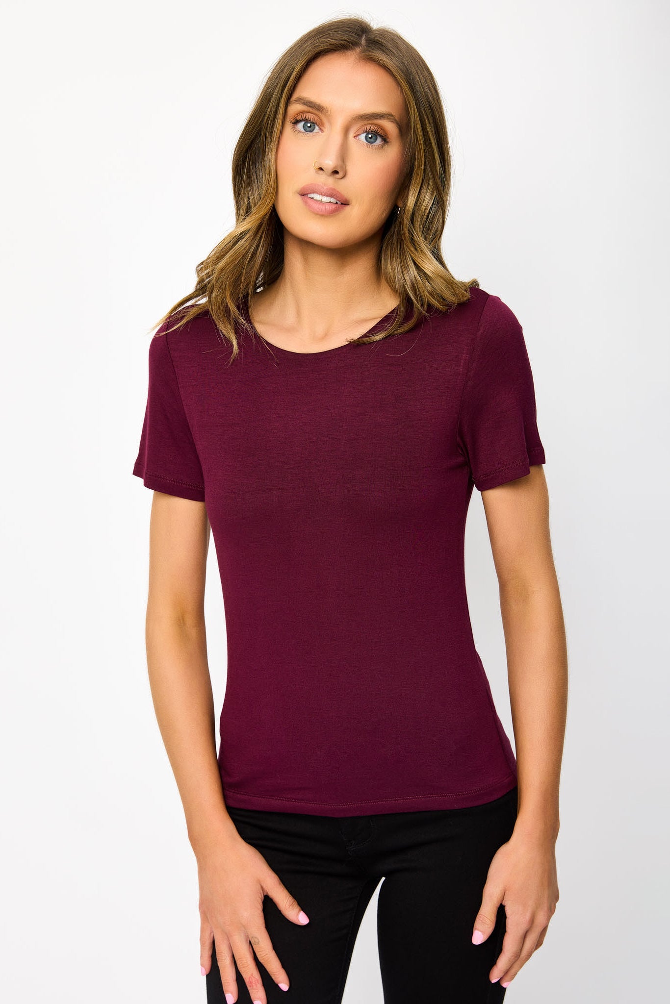 Double-Layer Crewneck Tee