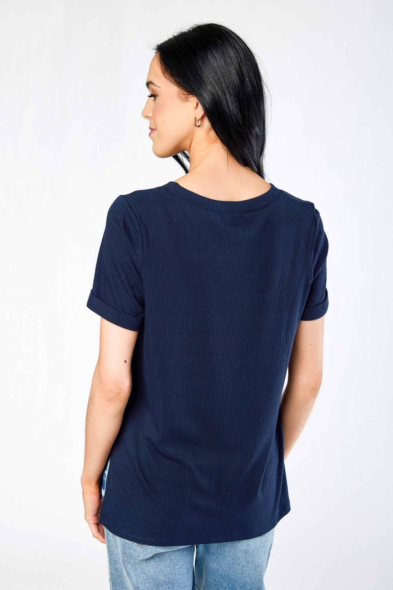 Rib Crew Pocket Tee