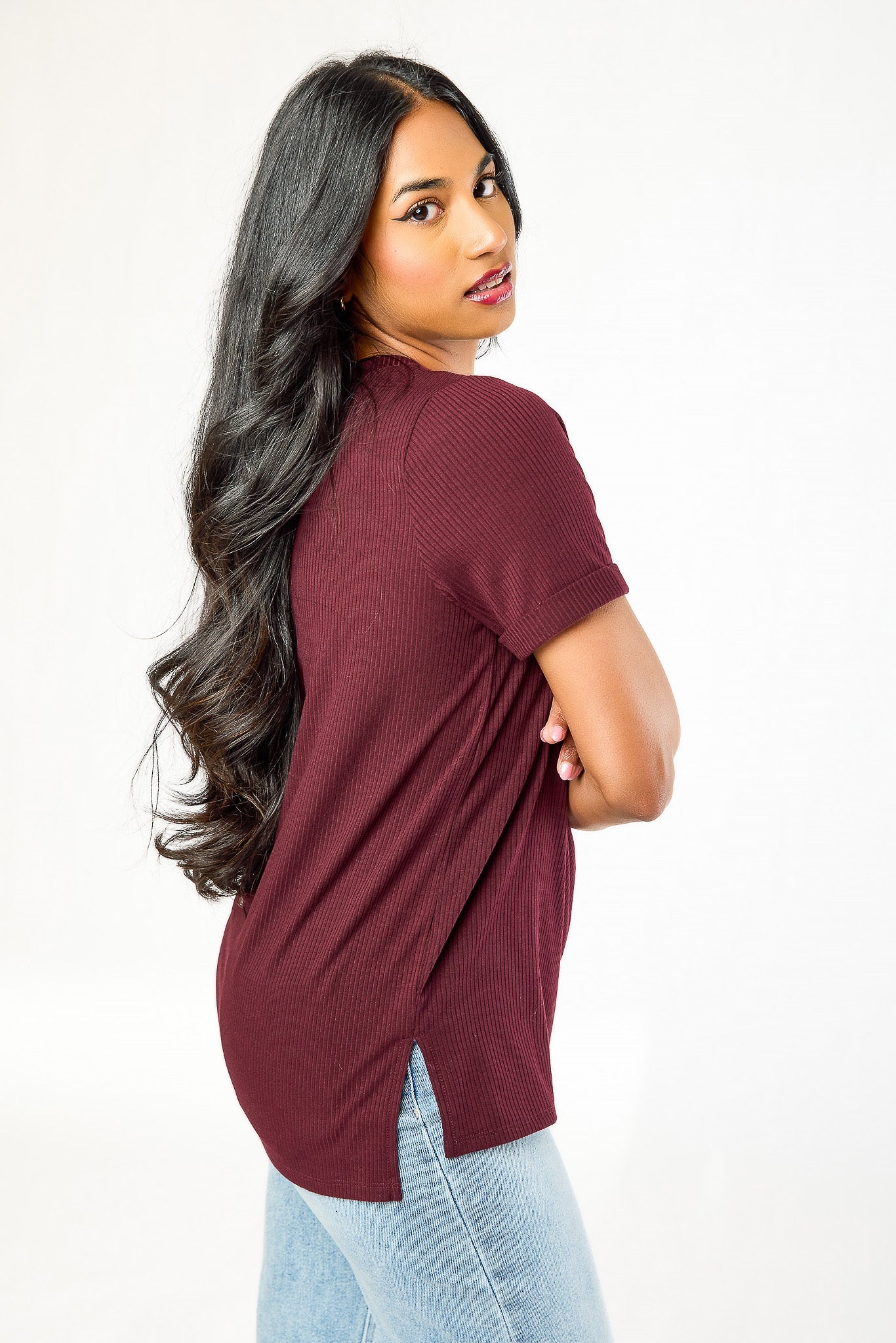 Rib Crew Pocket Tee