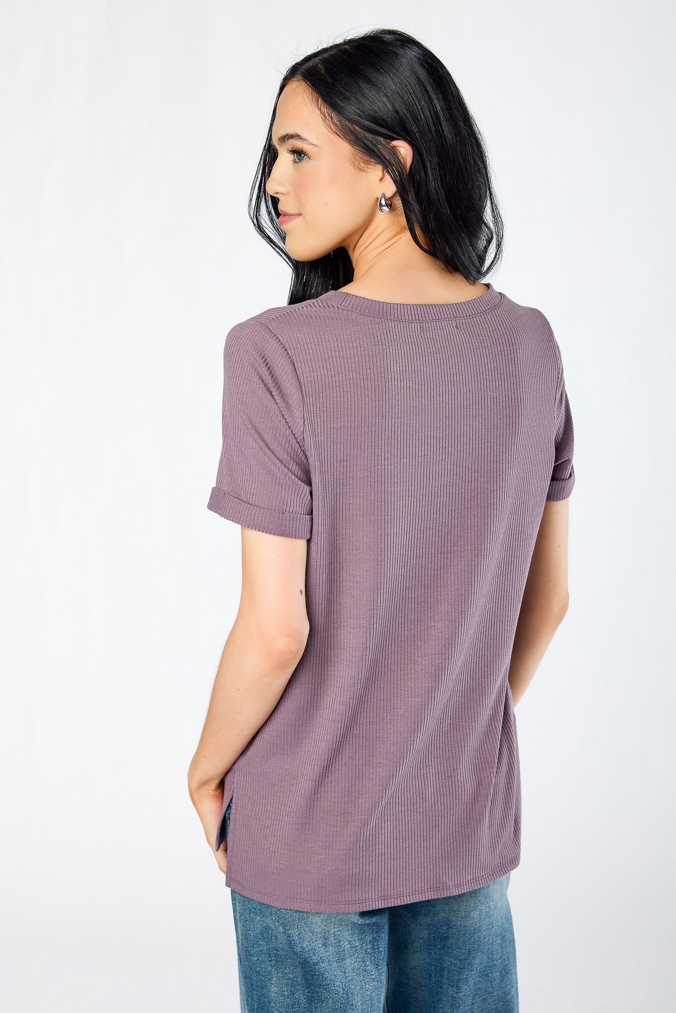 Rib Crew Pocket Tee