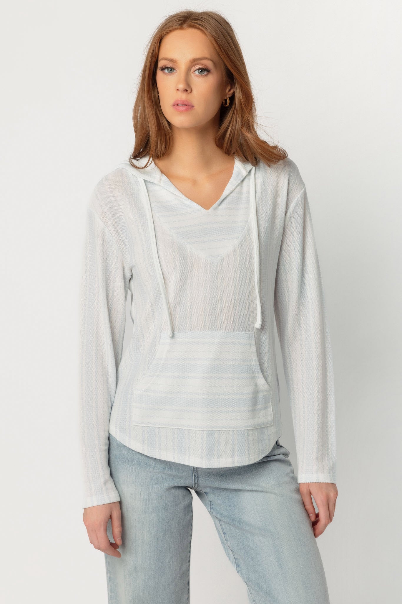 Wallflower Classic Baja Stripe Hoodie