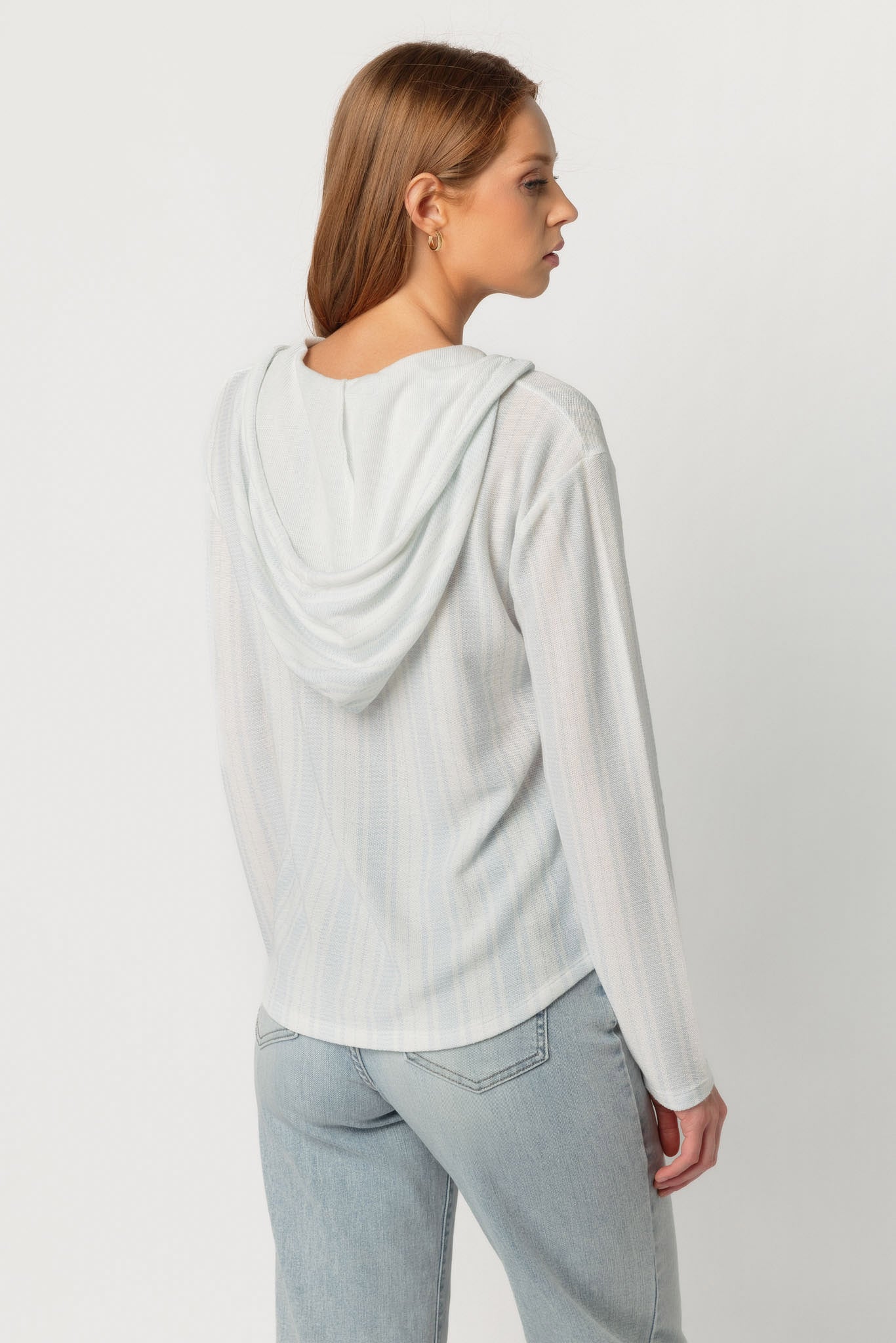 Wallflower Classic Baja Stripe Hoodie